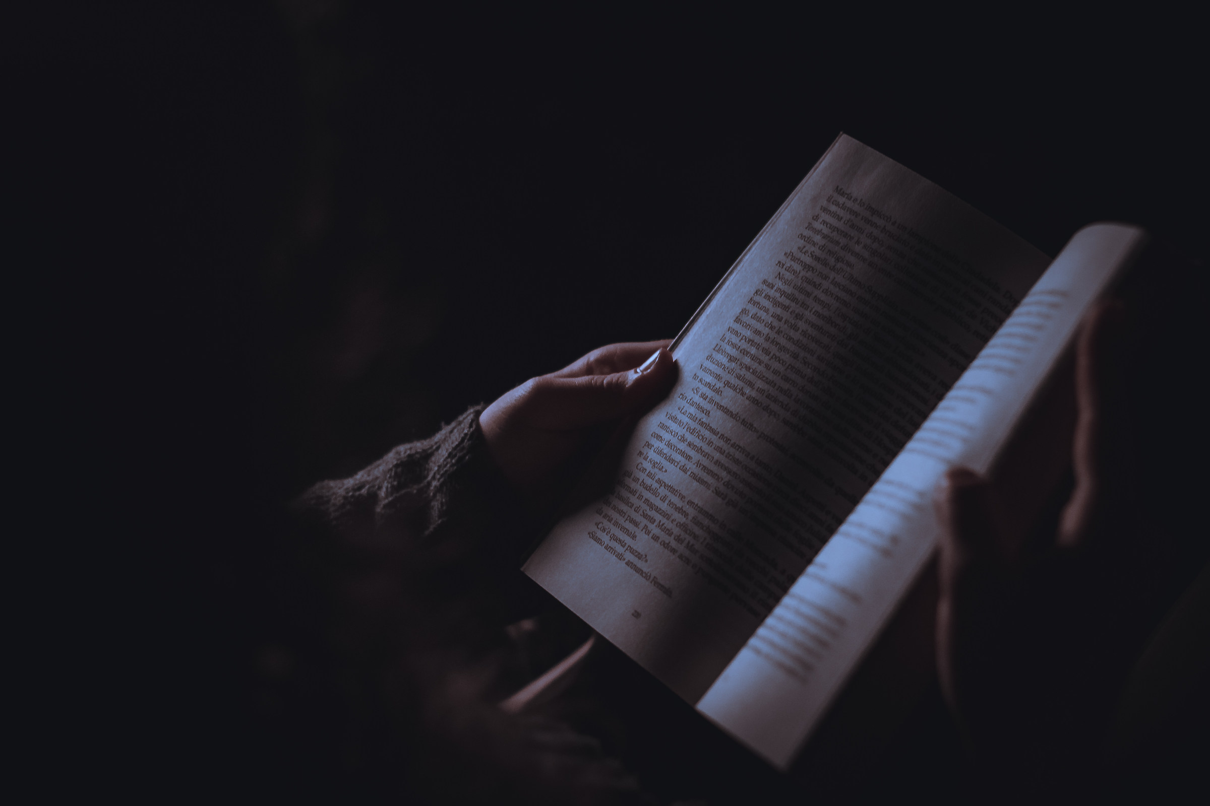 Getting lost in a book