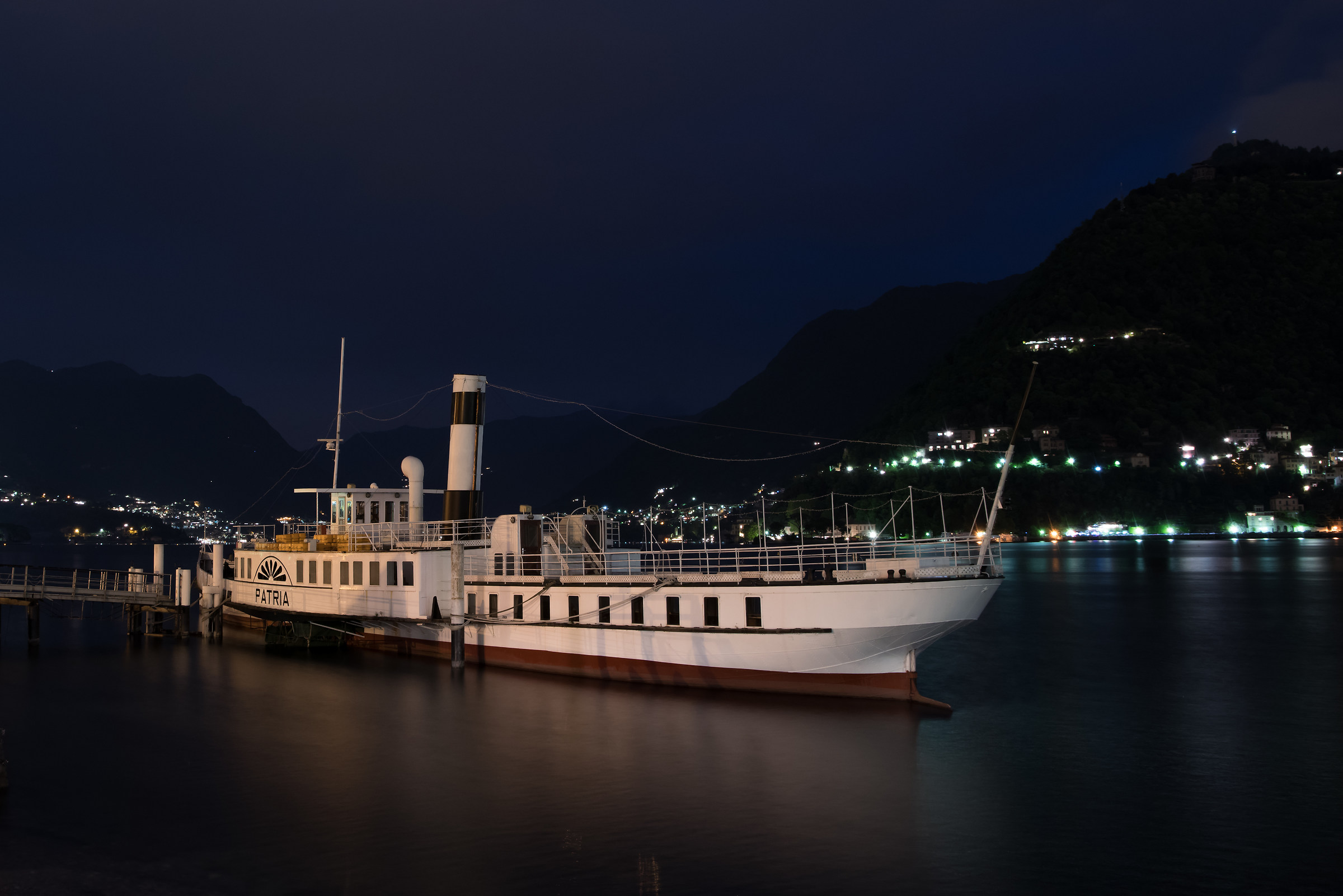 The homeland at night