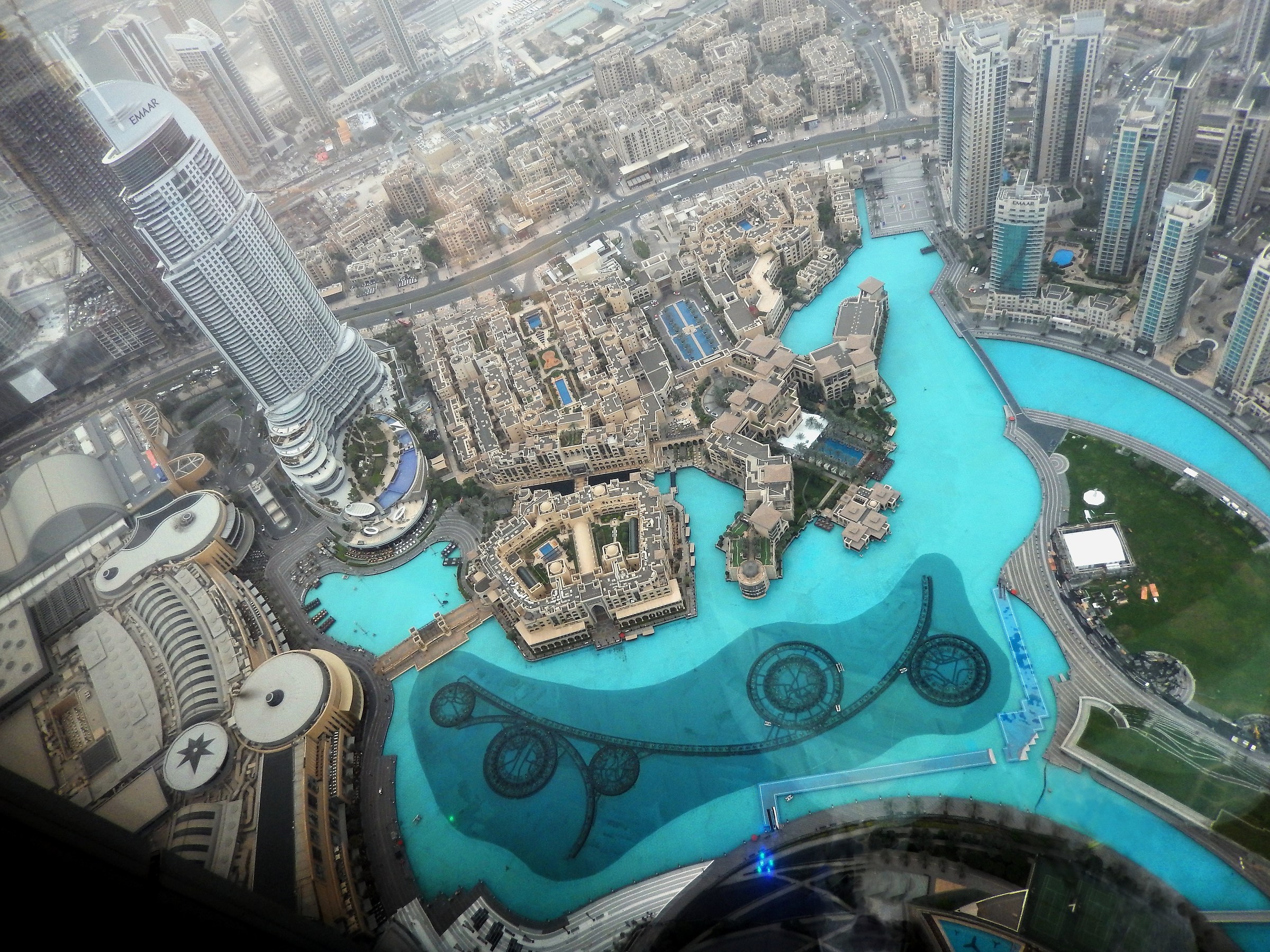 .. From the 125 ° floor... of the Burj Khalifa