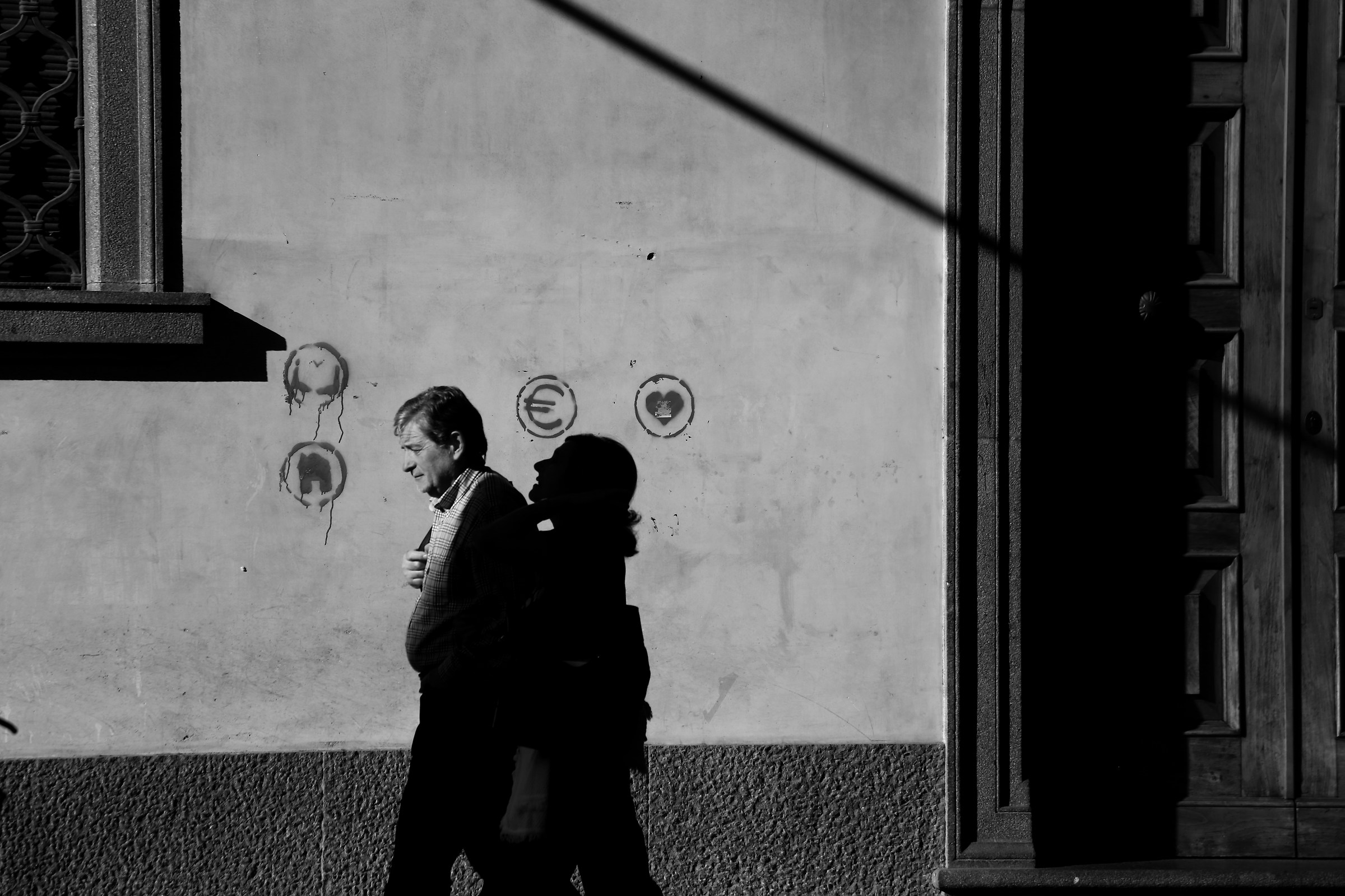 Her the shadow of him