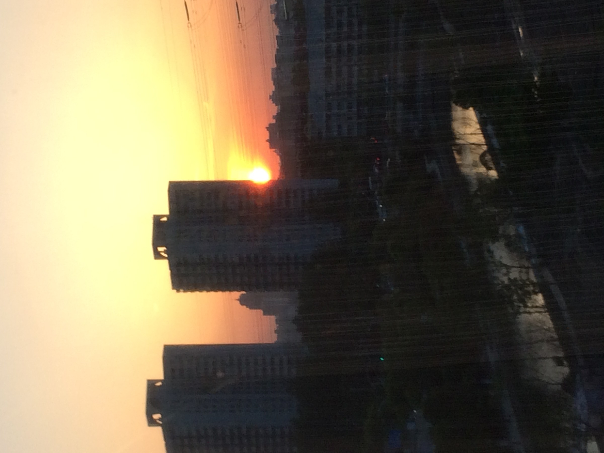 Sunset in Shanghai