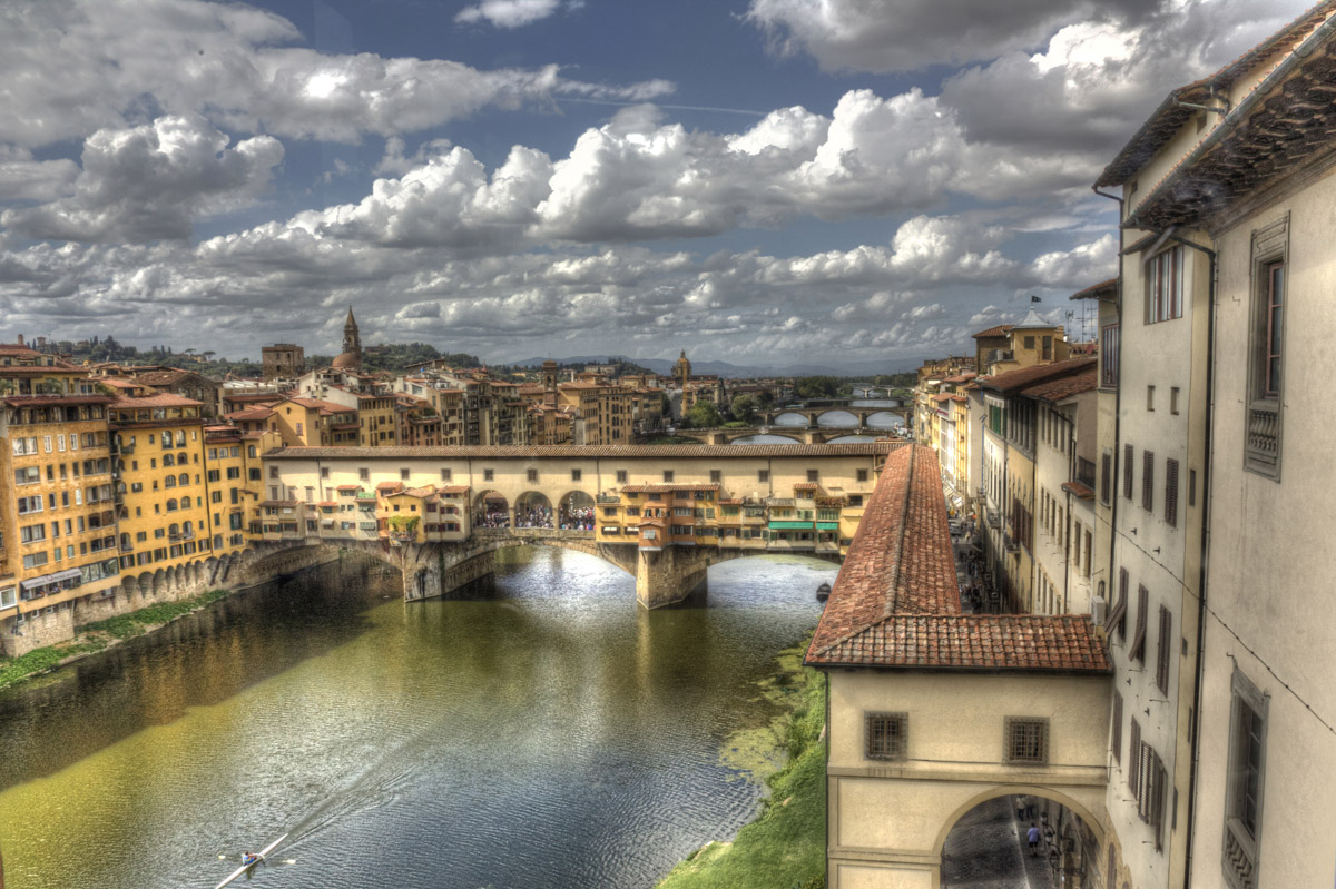Old Bridge seen from the Uffizi Gallery