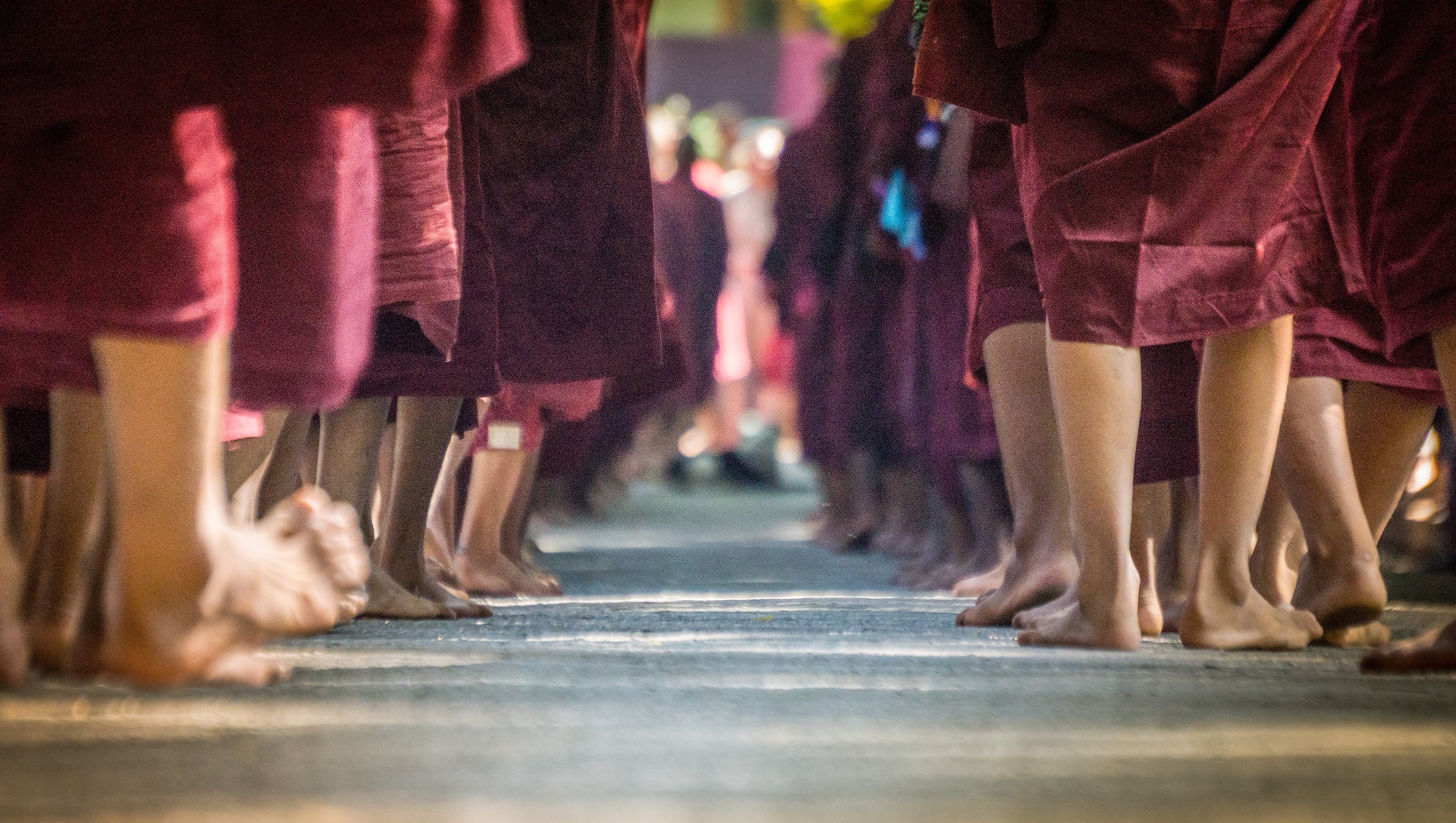 Alms Giving Ceremony