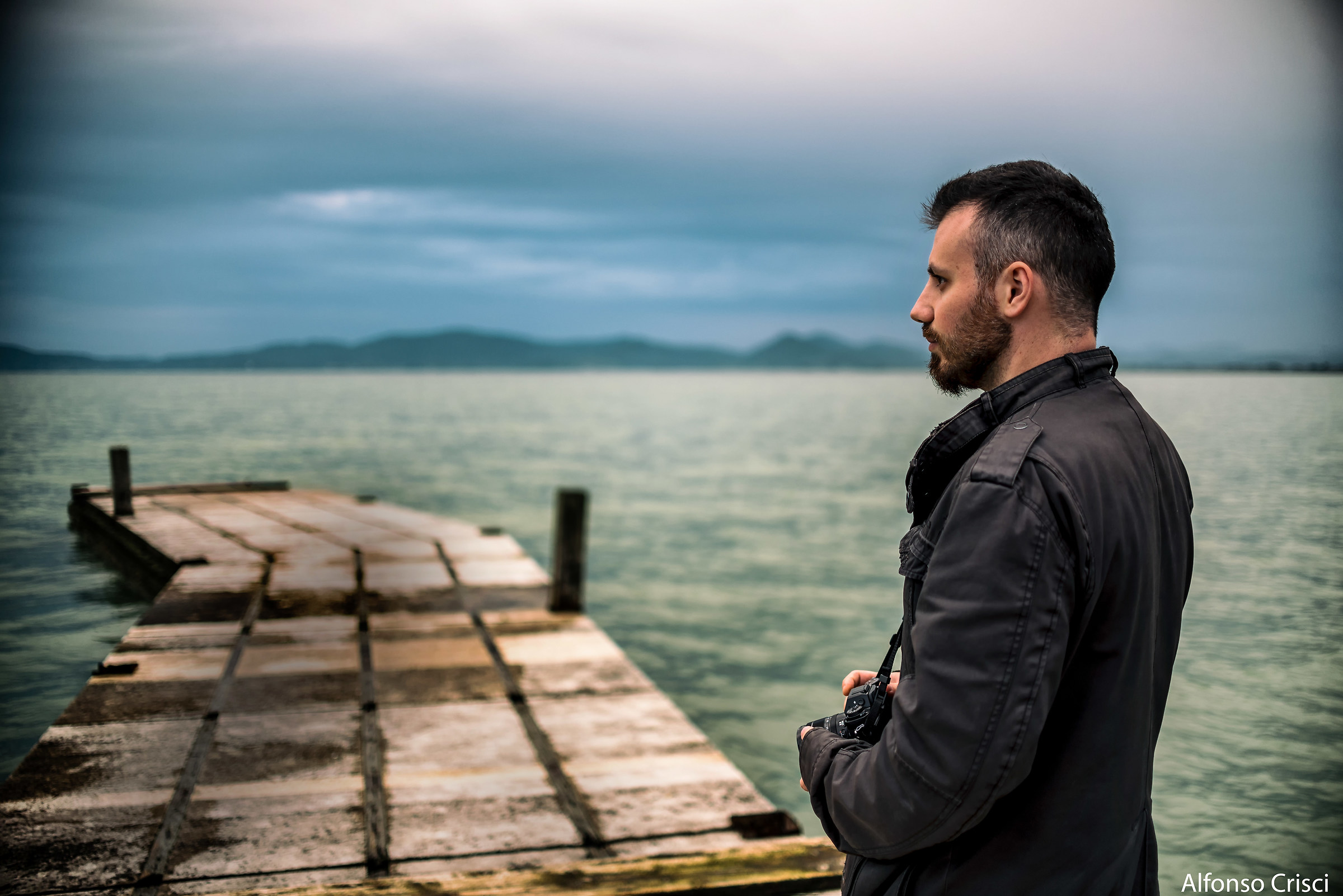 Roby sguardo sul lago...