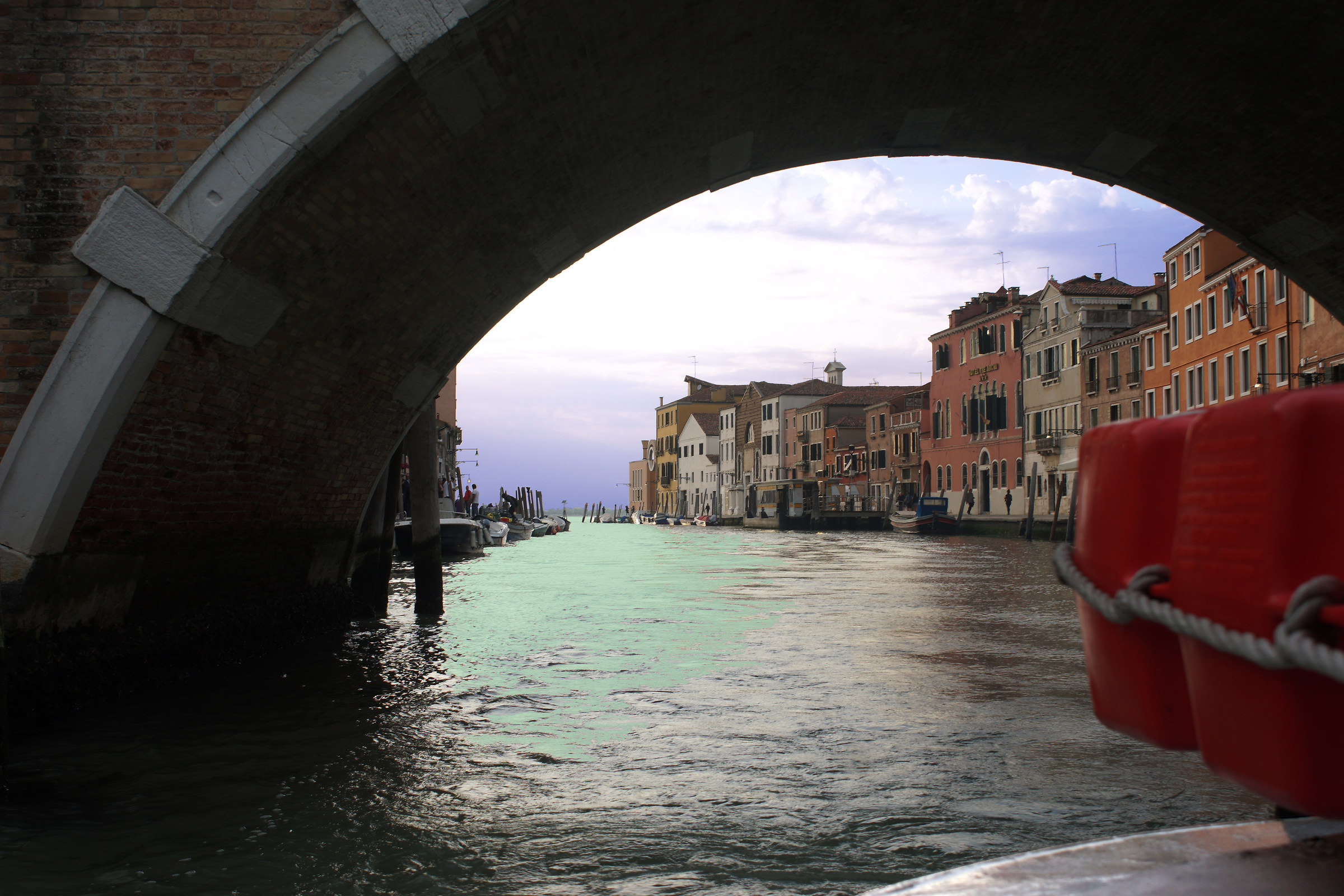Landscape seen from under the bridge