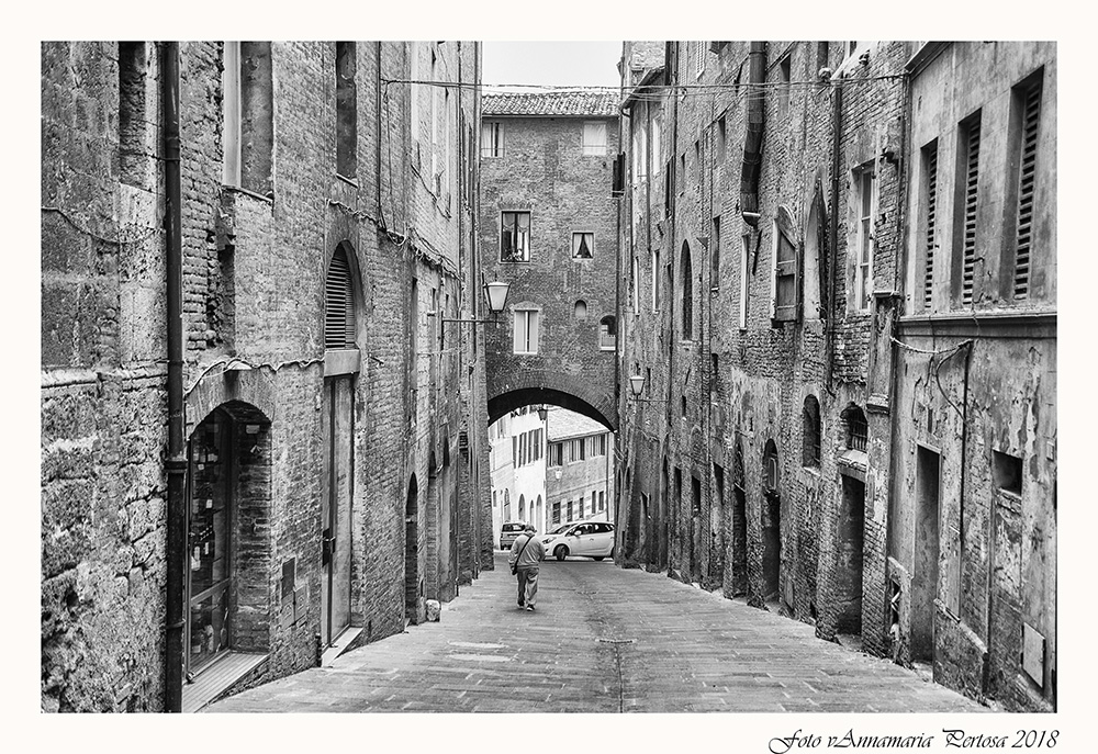 The alleys of Siena