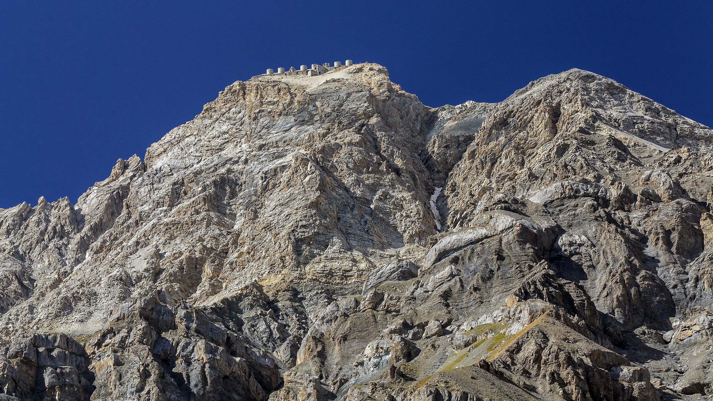 Monte Chaberton dalla strada Militare Val Morino