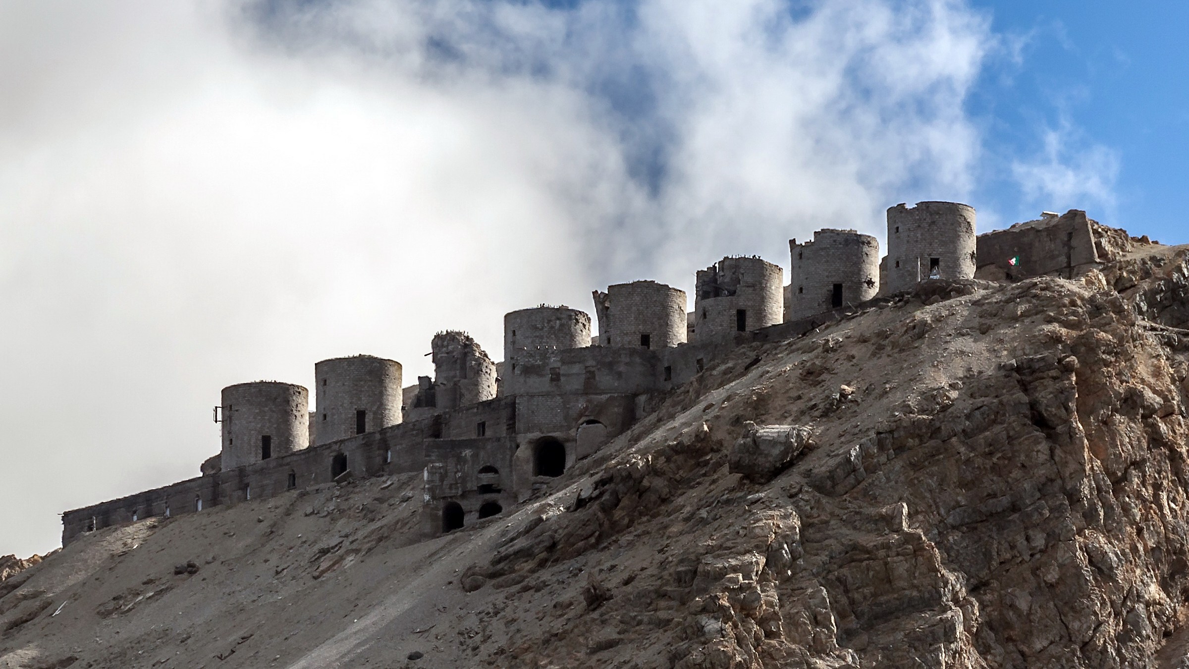 Dettaglio sulla 515° Batteria Monte Chaberton