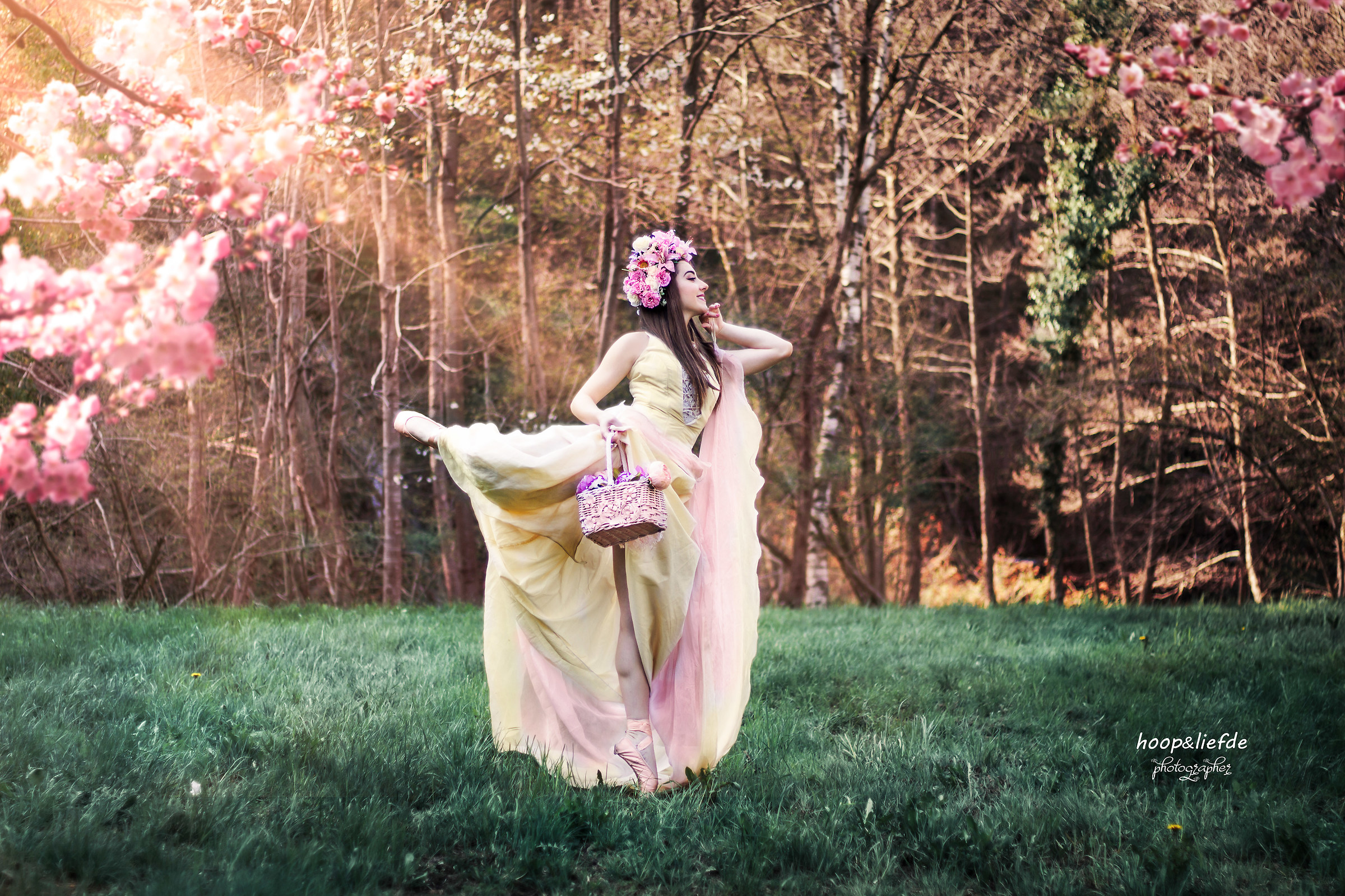 Sleeping Beauty in the woods