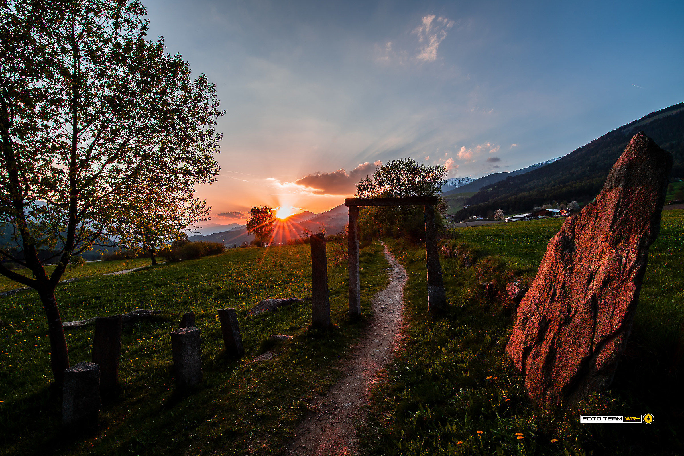 Tramonto a Falzes (Alto Adige)