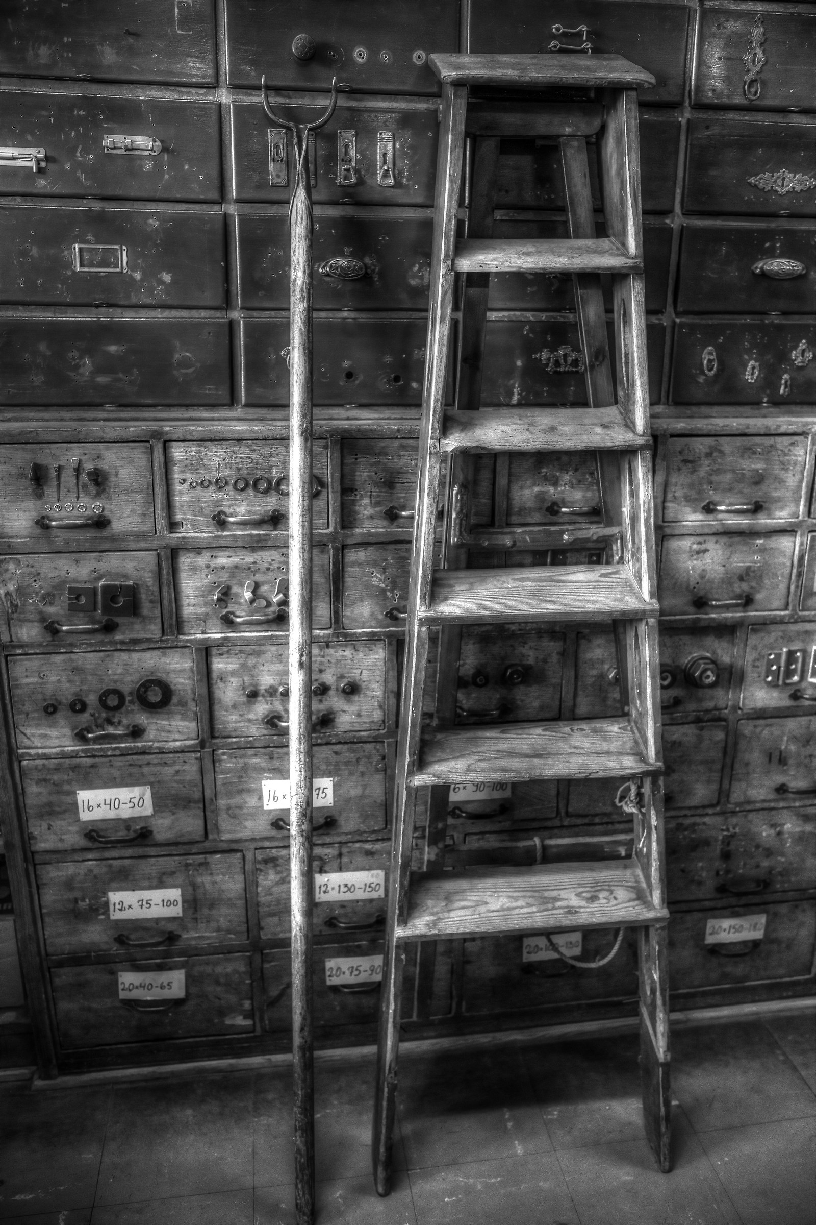 Nel vecchio negozio di alimentari