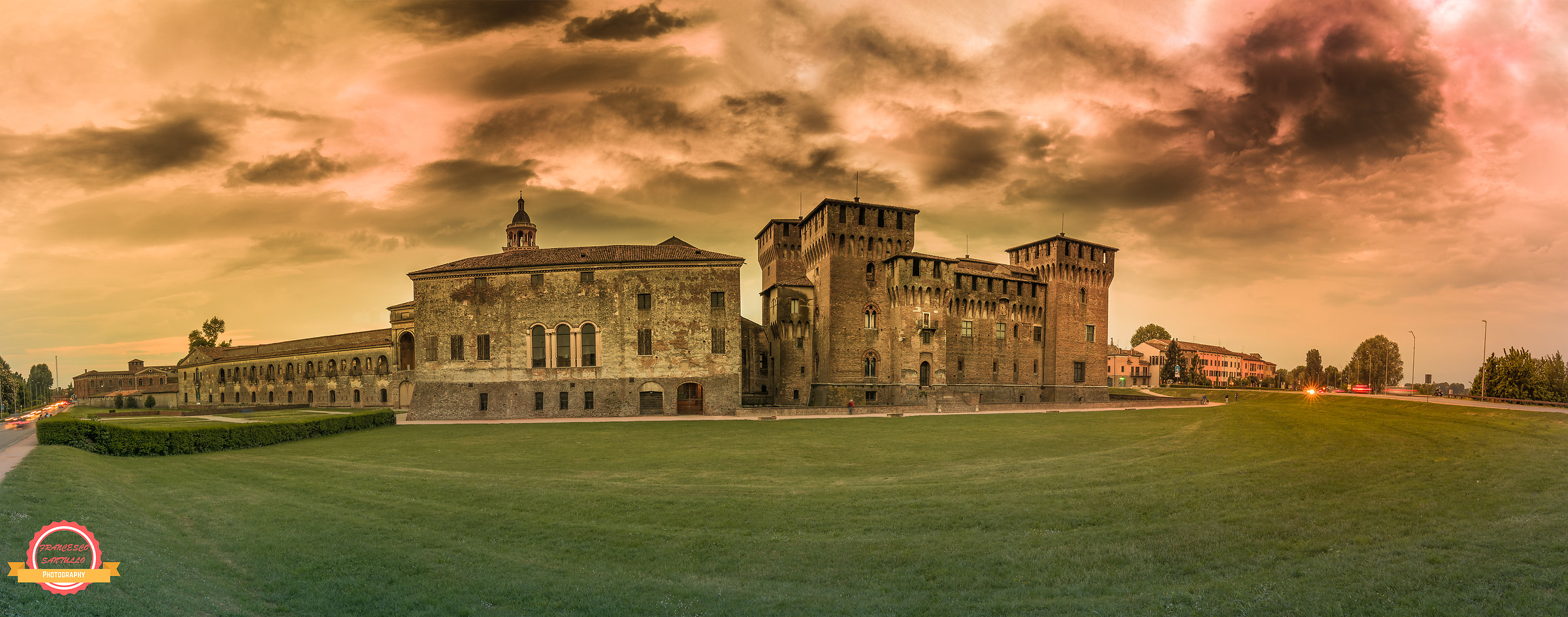 The sunset at the castle of St. George..!!!