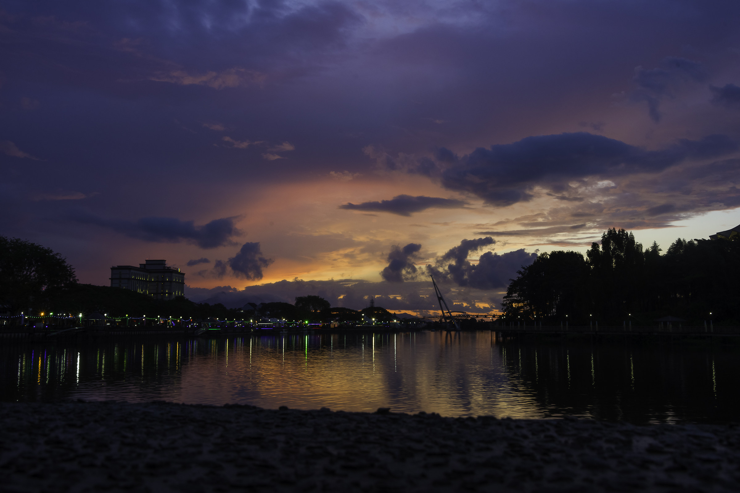 Dusk in Kuching