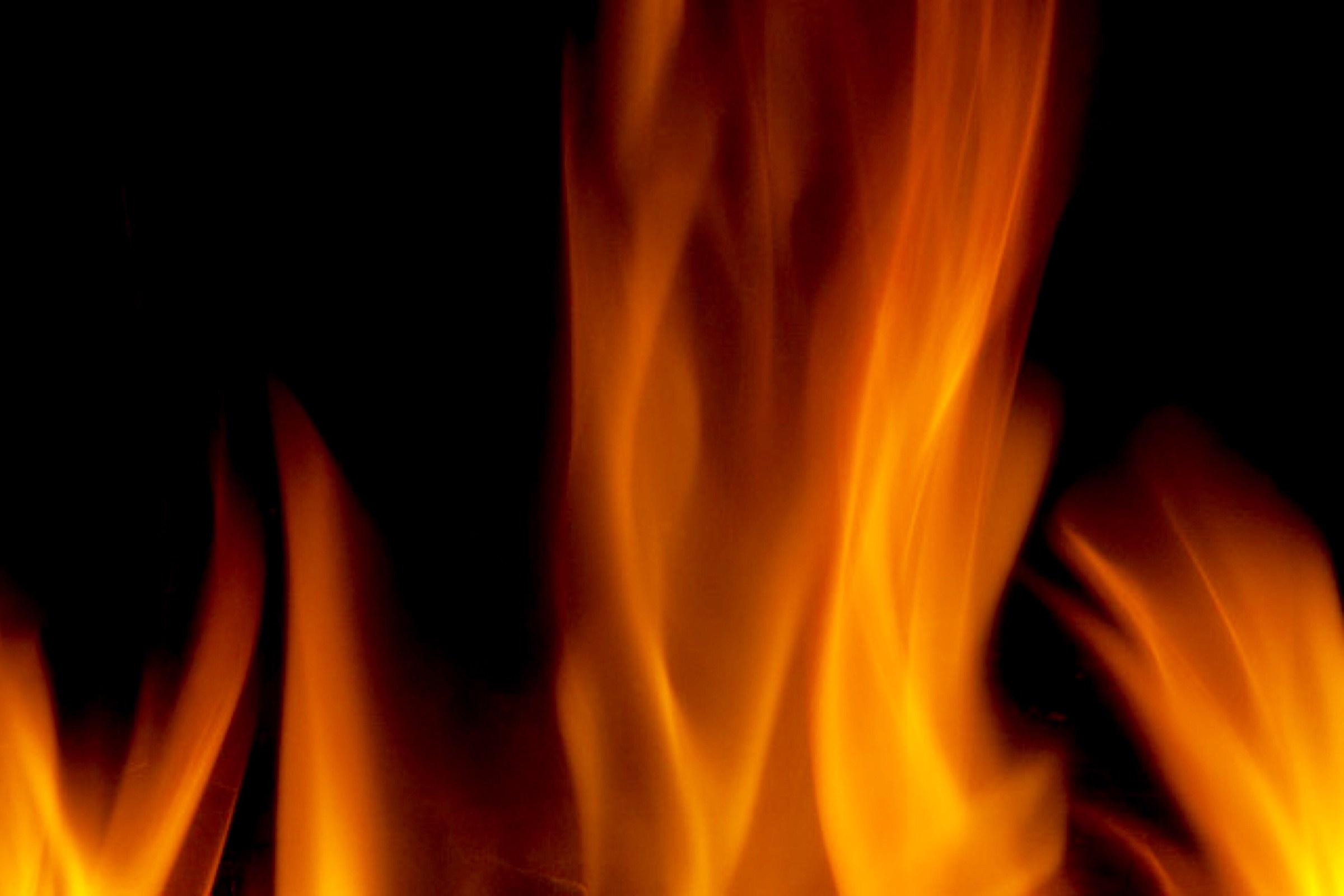 Flames (from pellet stove)