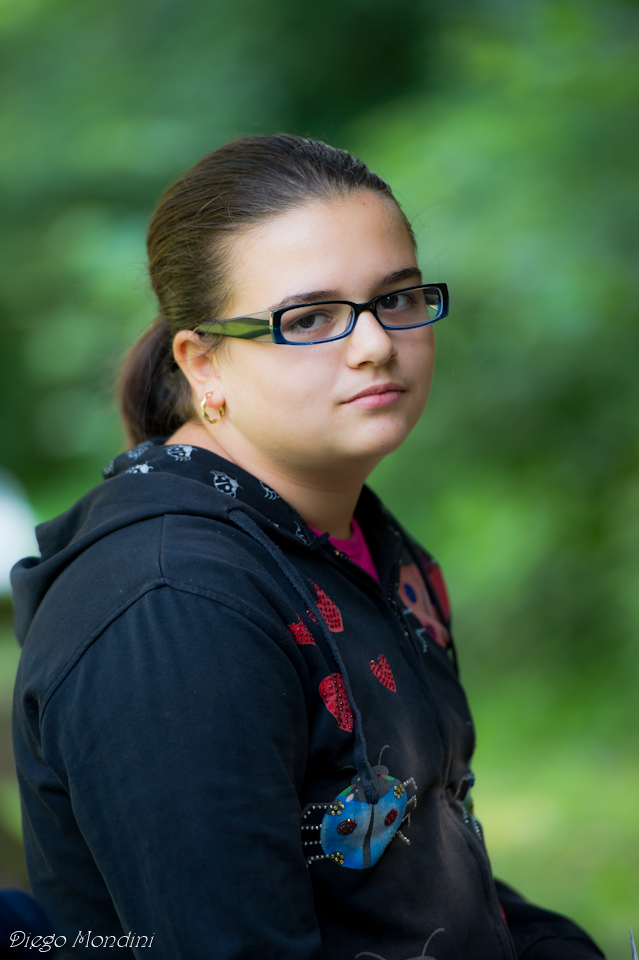 during a picnic in the mountains