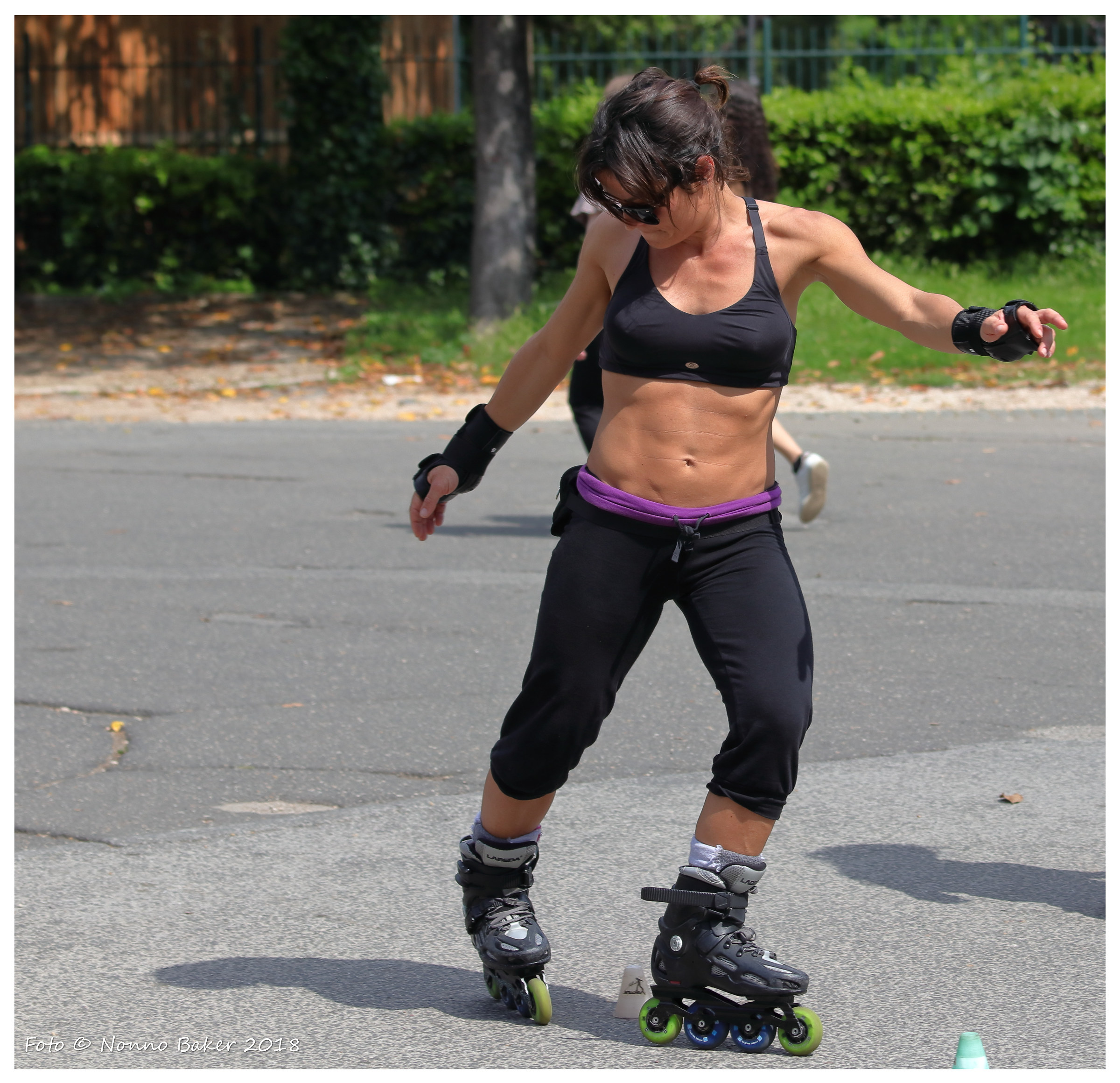 Skater of the group "skaters of the Pincio"