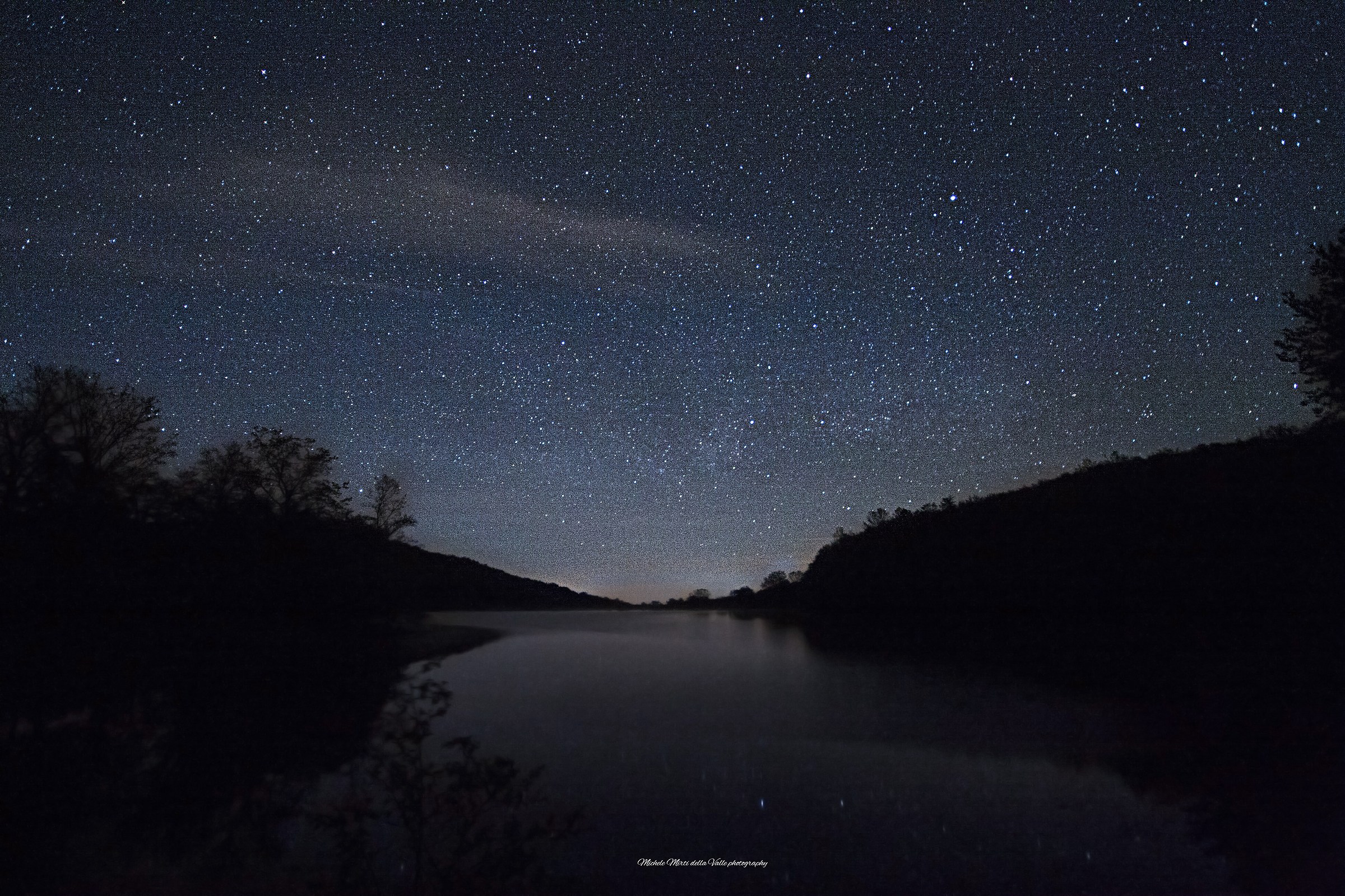 Stars, Lake, night... cold