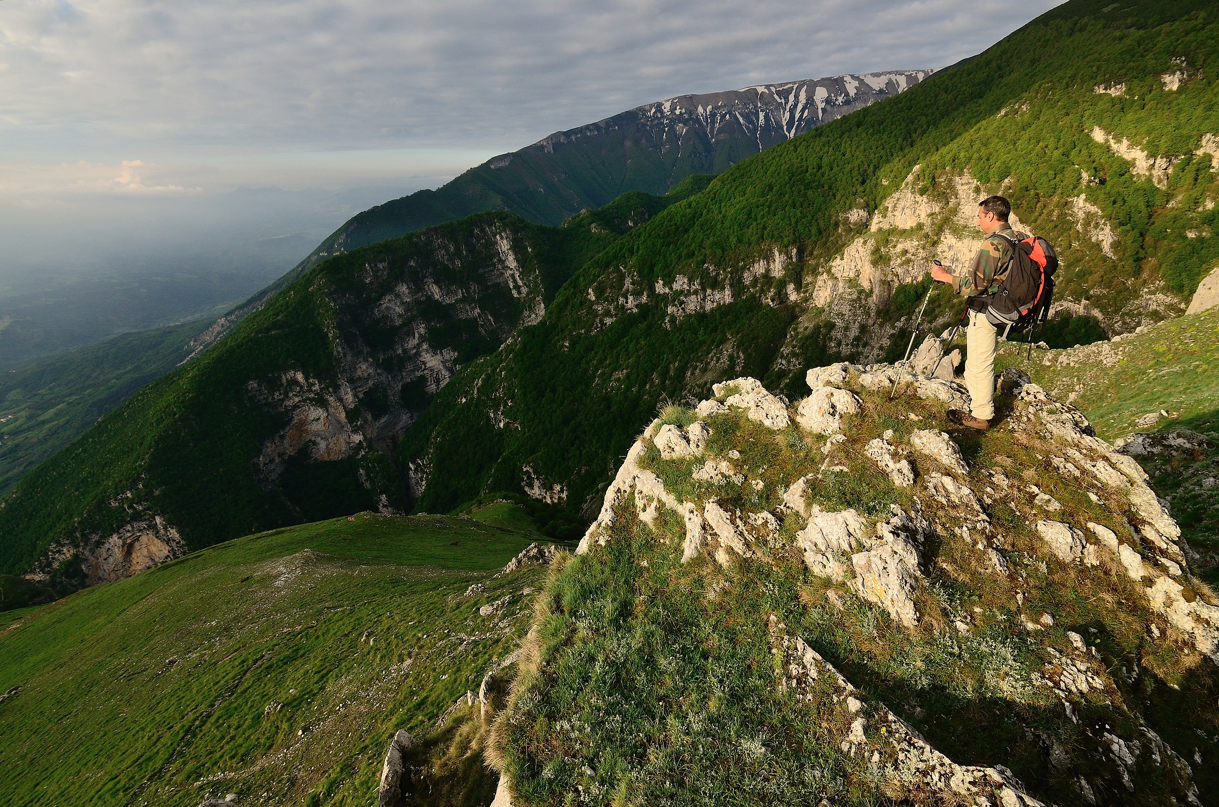 Scorcio sulla Maiella orientale