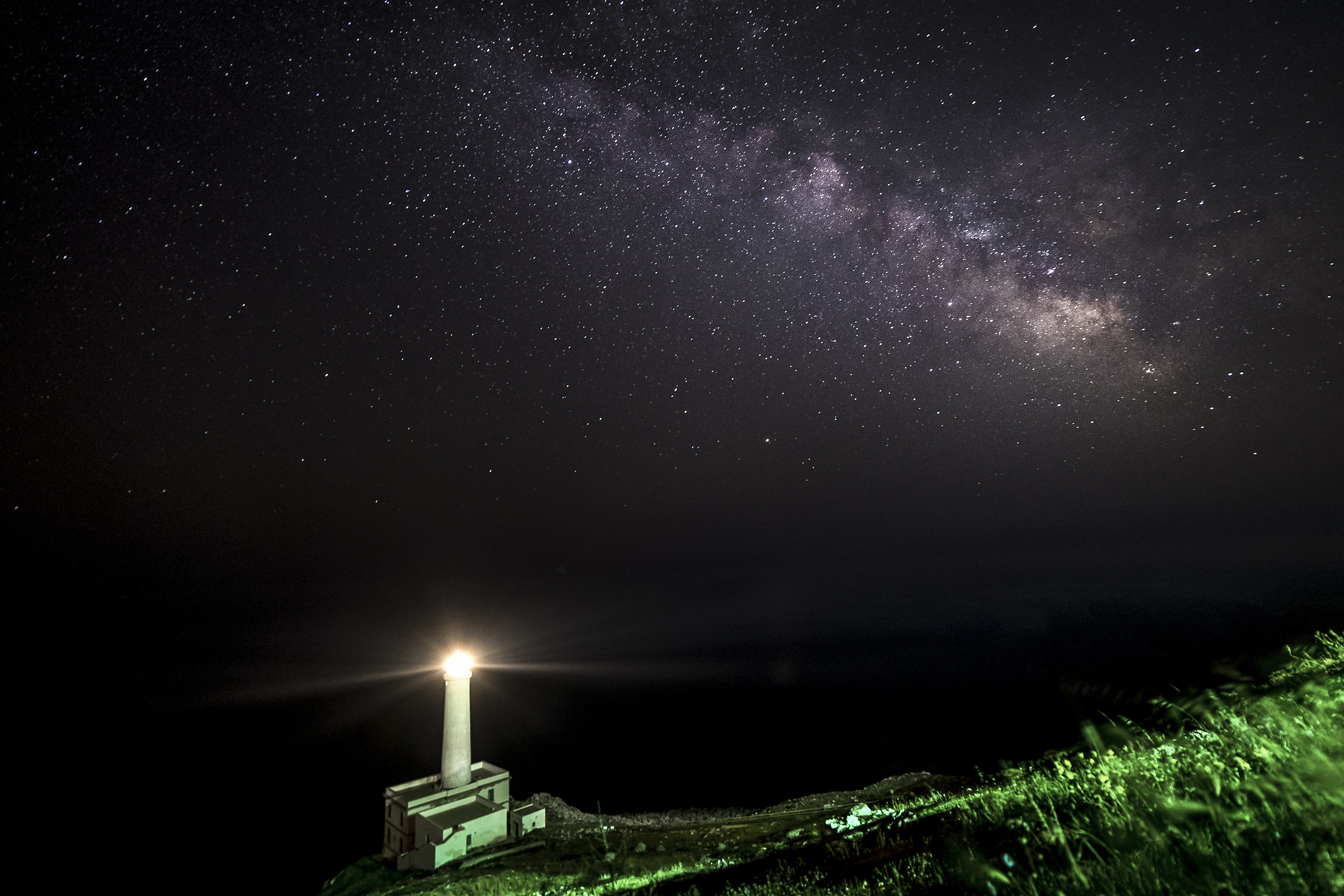Punta Palascia and the Milky Way