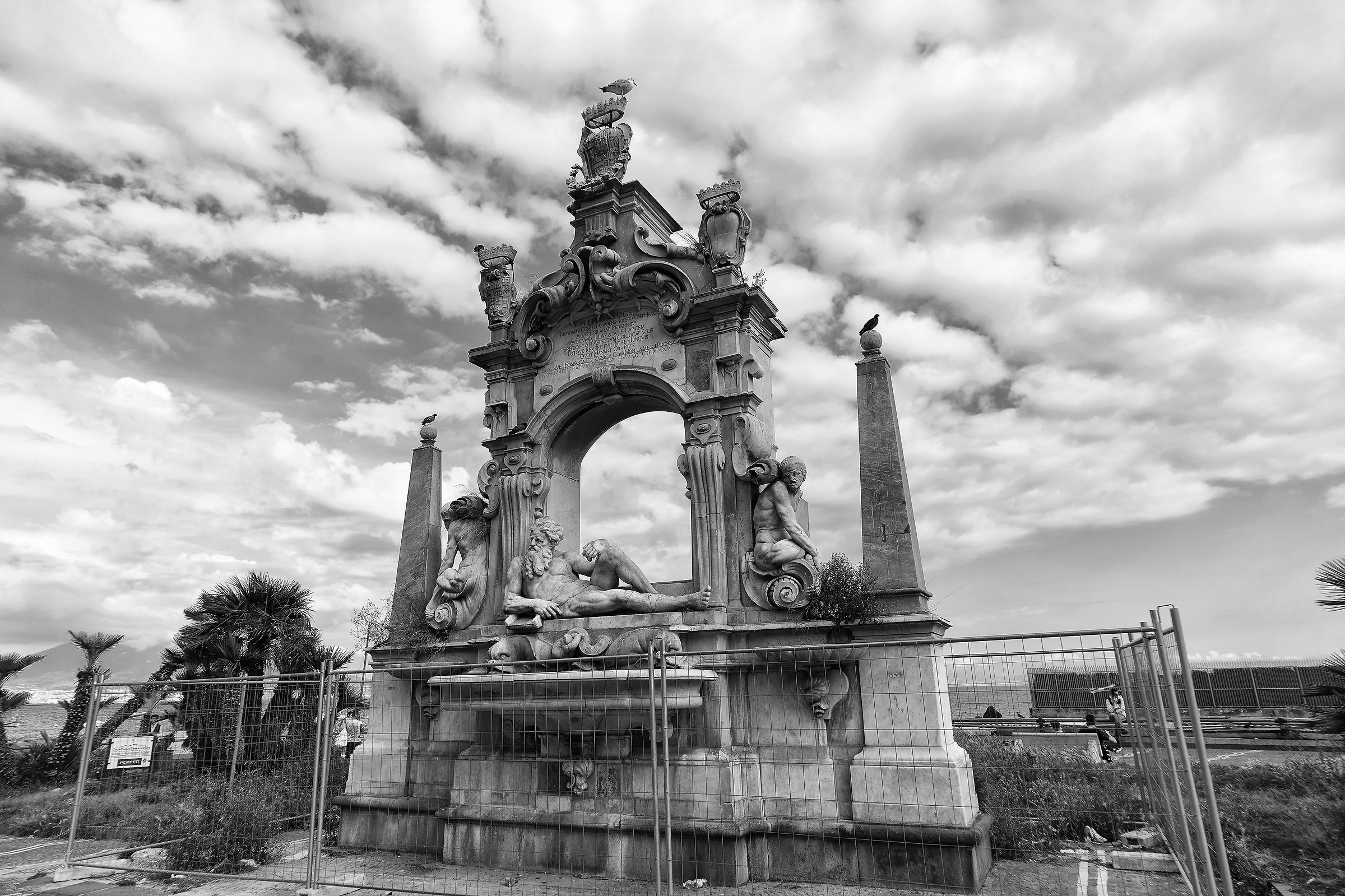 The fountain of the Sebeto-Naples