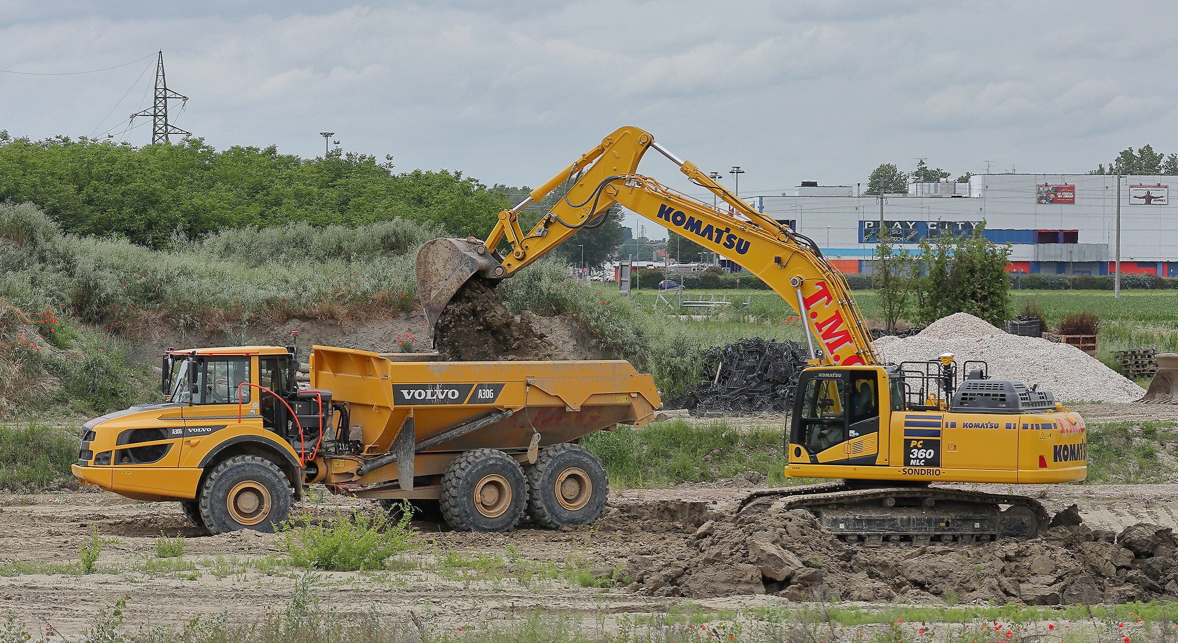 Walking (by bike) with the M6.