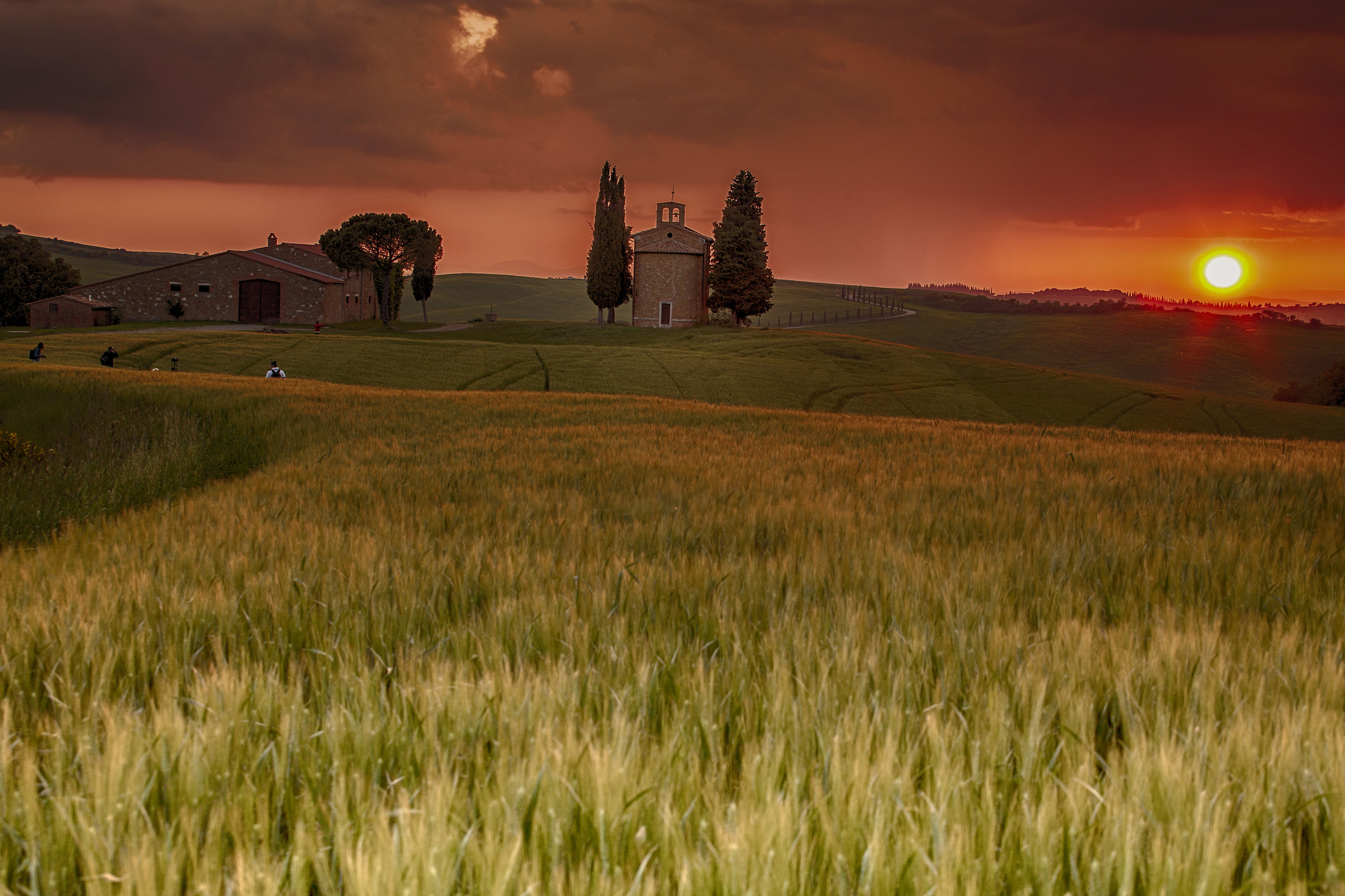 un tramonto tra tanti