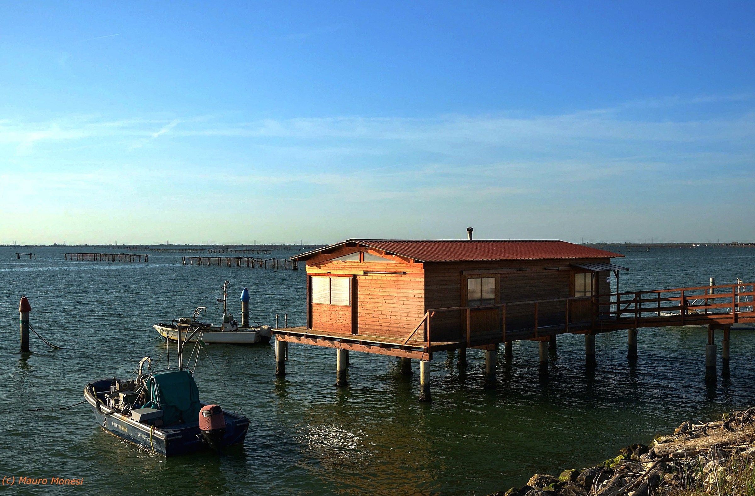 Aspettando il tramonto nel delta