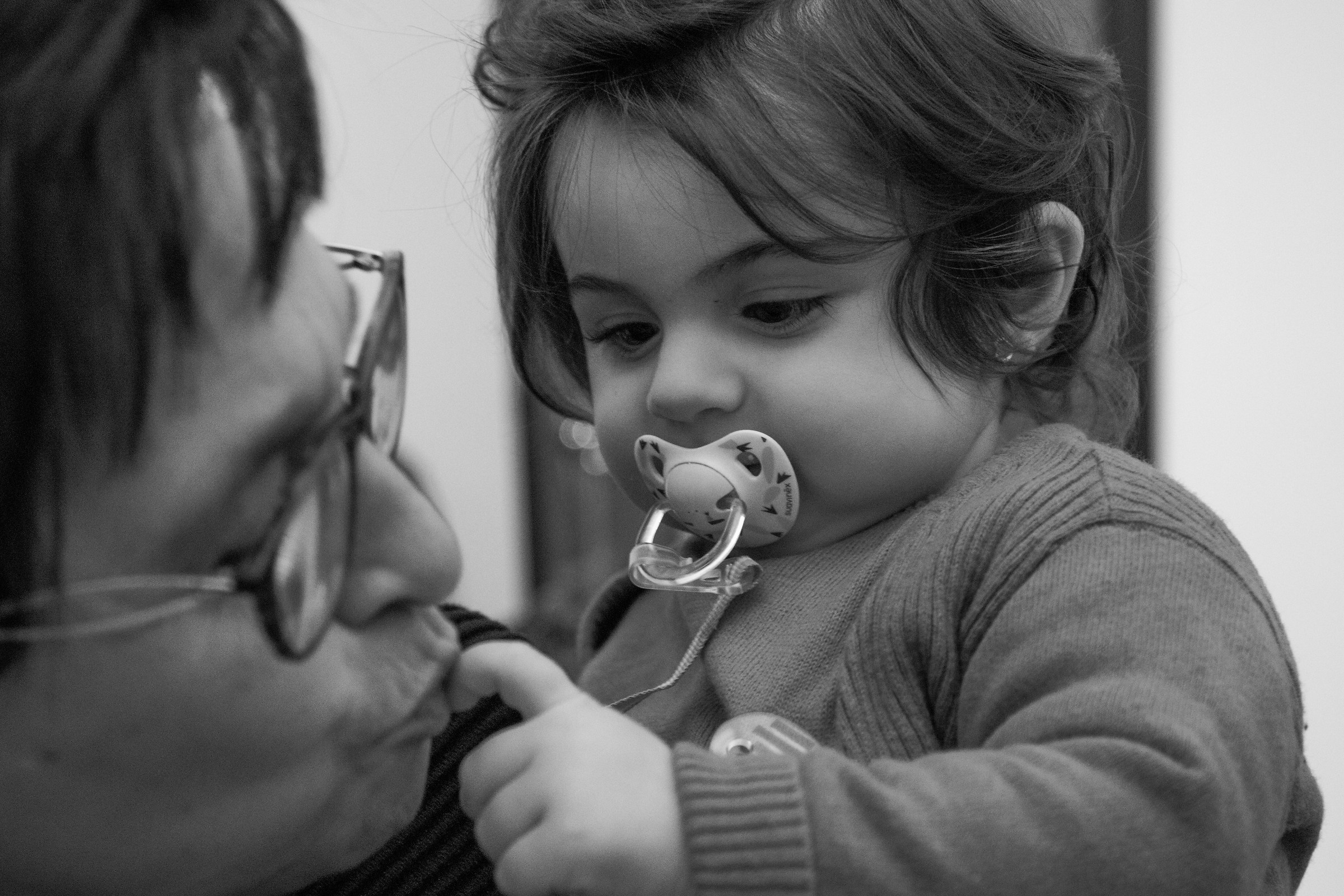 Grandma and granddaughter