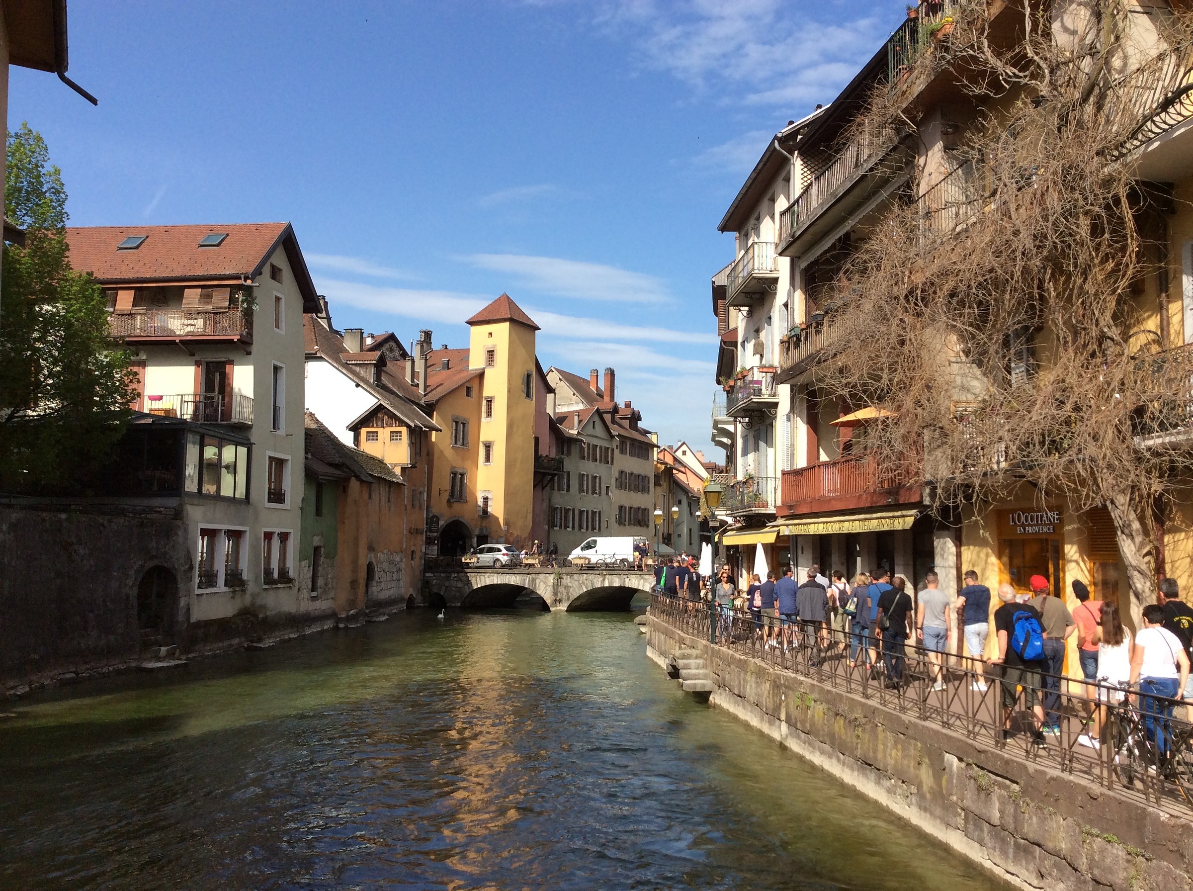 In the centre of Annecy