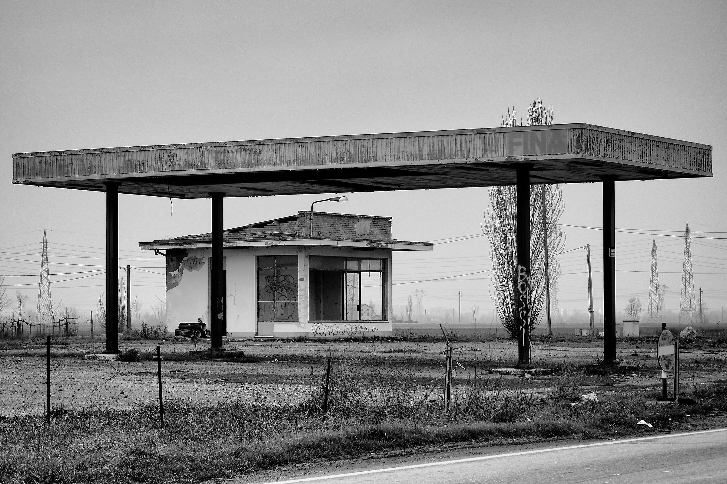 Old gas station