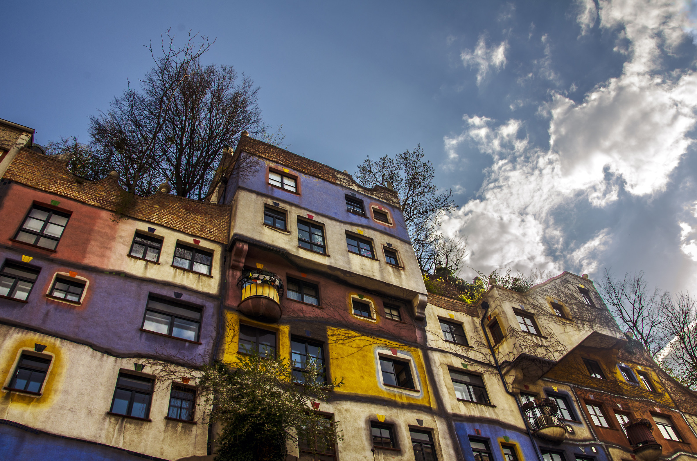 Vienna, Case colorate di Hundertwasser