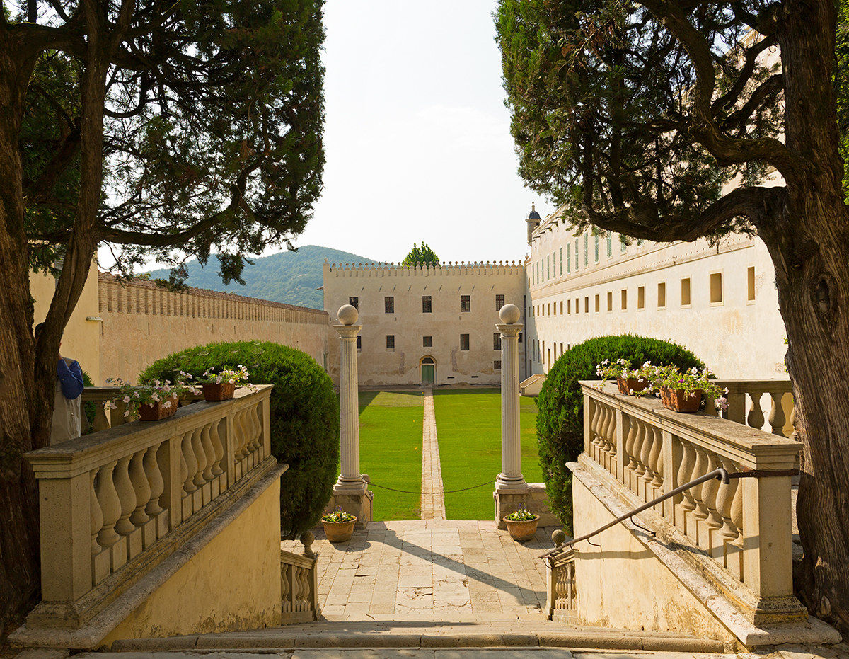 La Reggia del Catajo - Il cortile principale