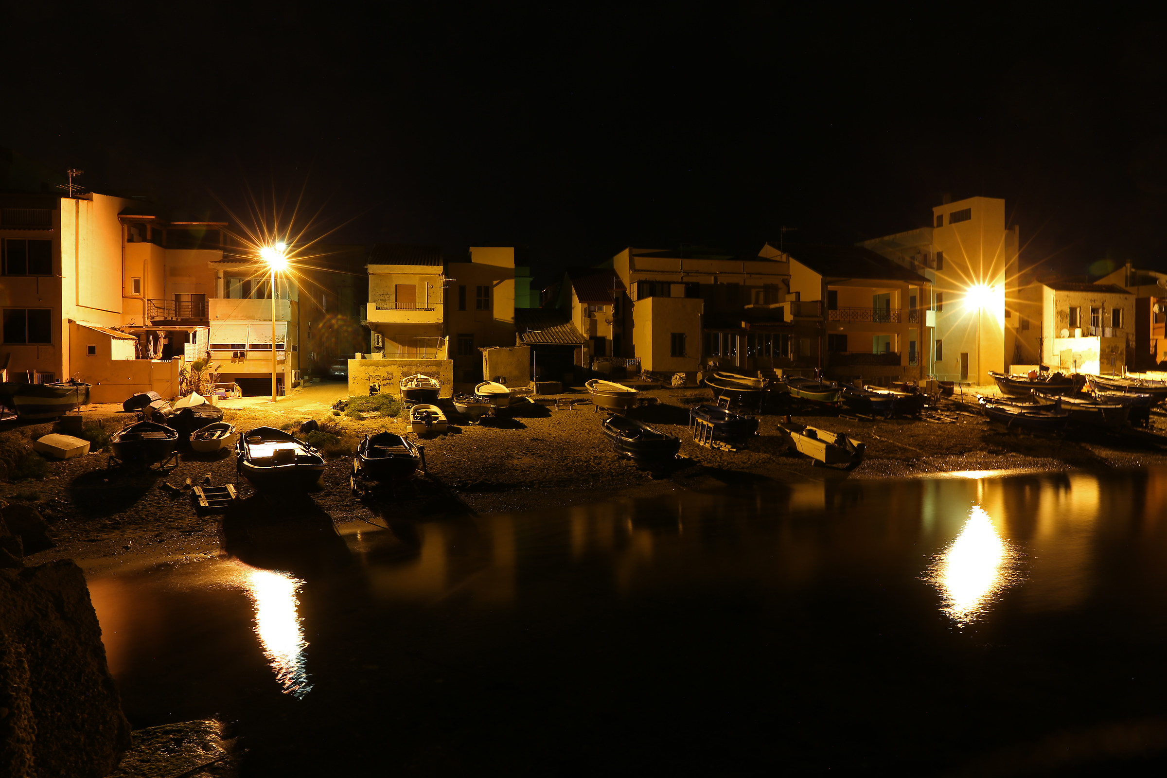 The Marine village rests