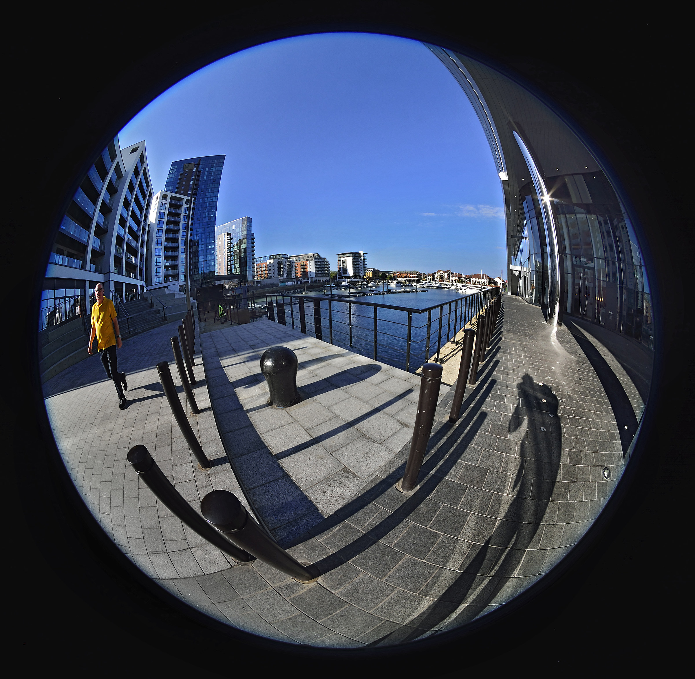 Shooting from the Lobby of Southampton Harbour Hotel