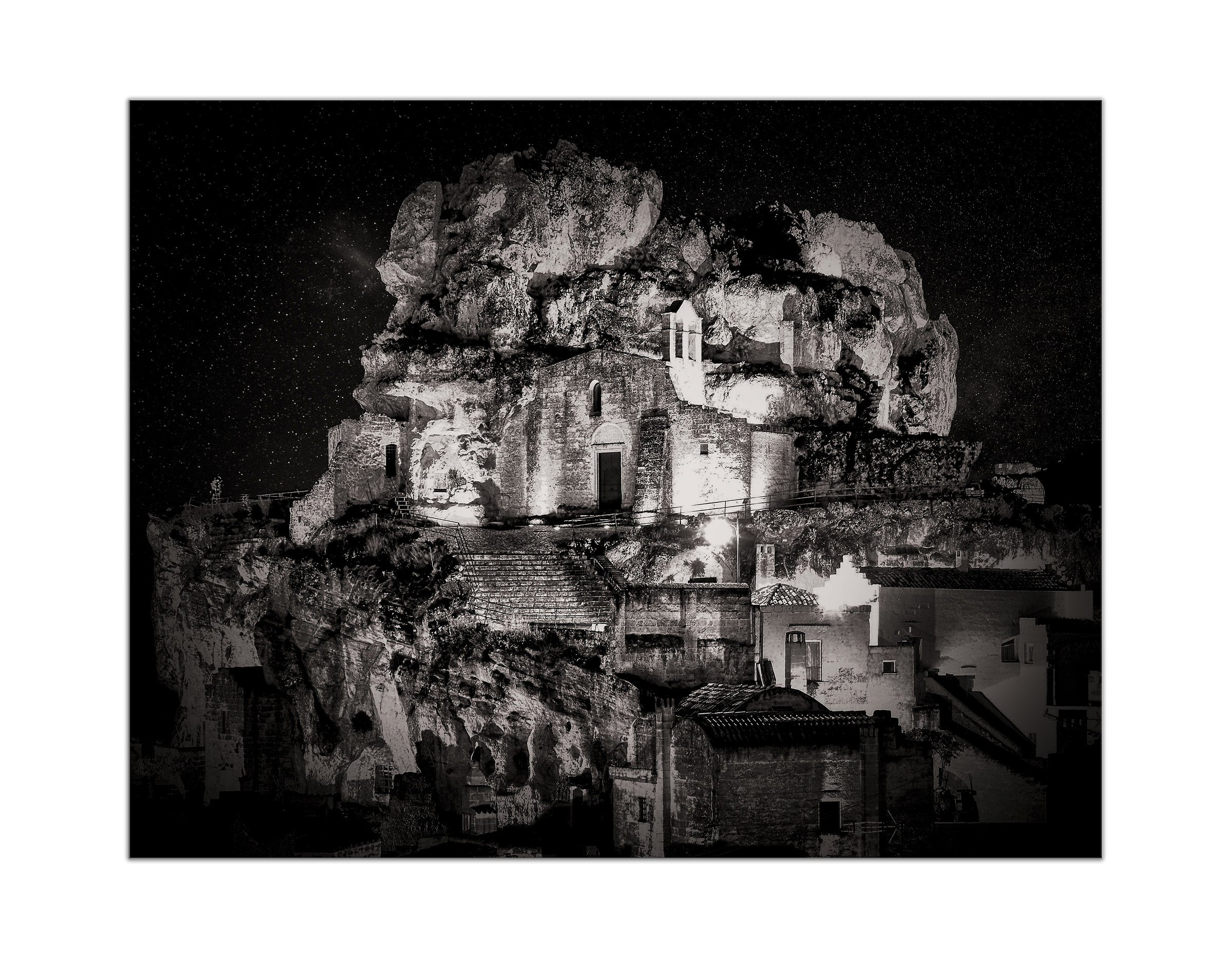 Night in BW. Matera