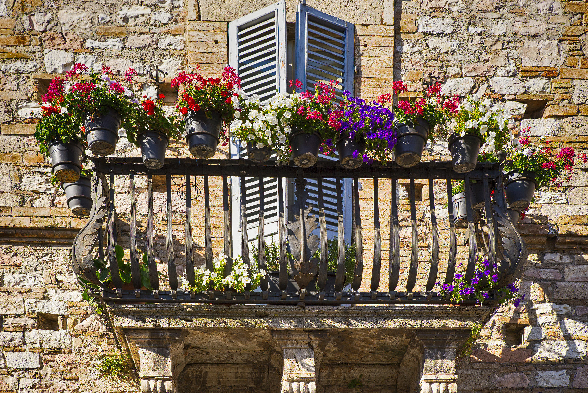 Balcone fiorito