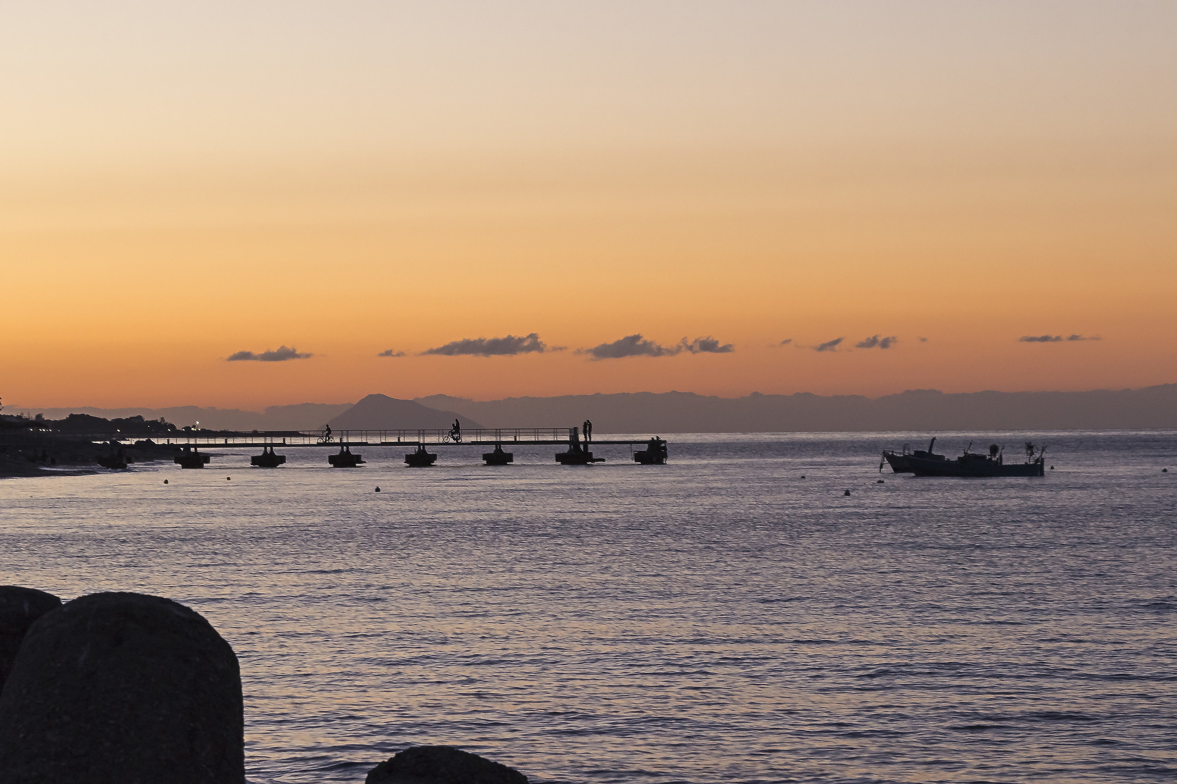 Tramonto su Patti Marina