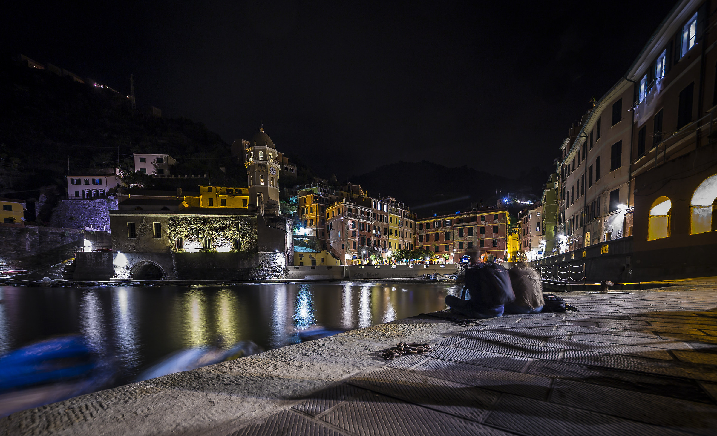 Vernazza by night