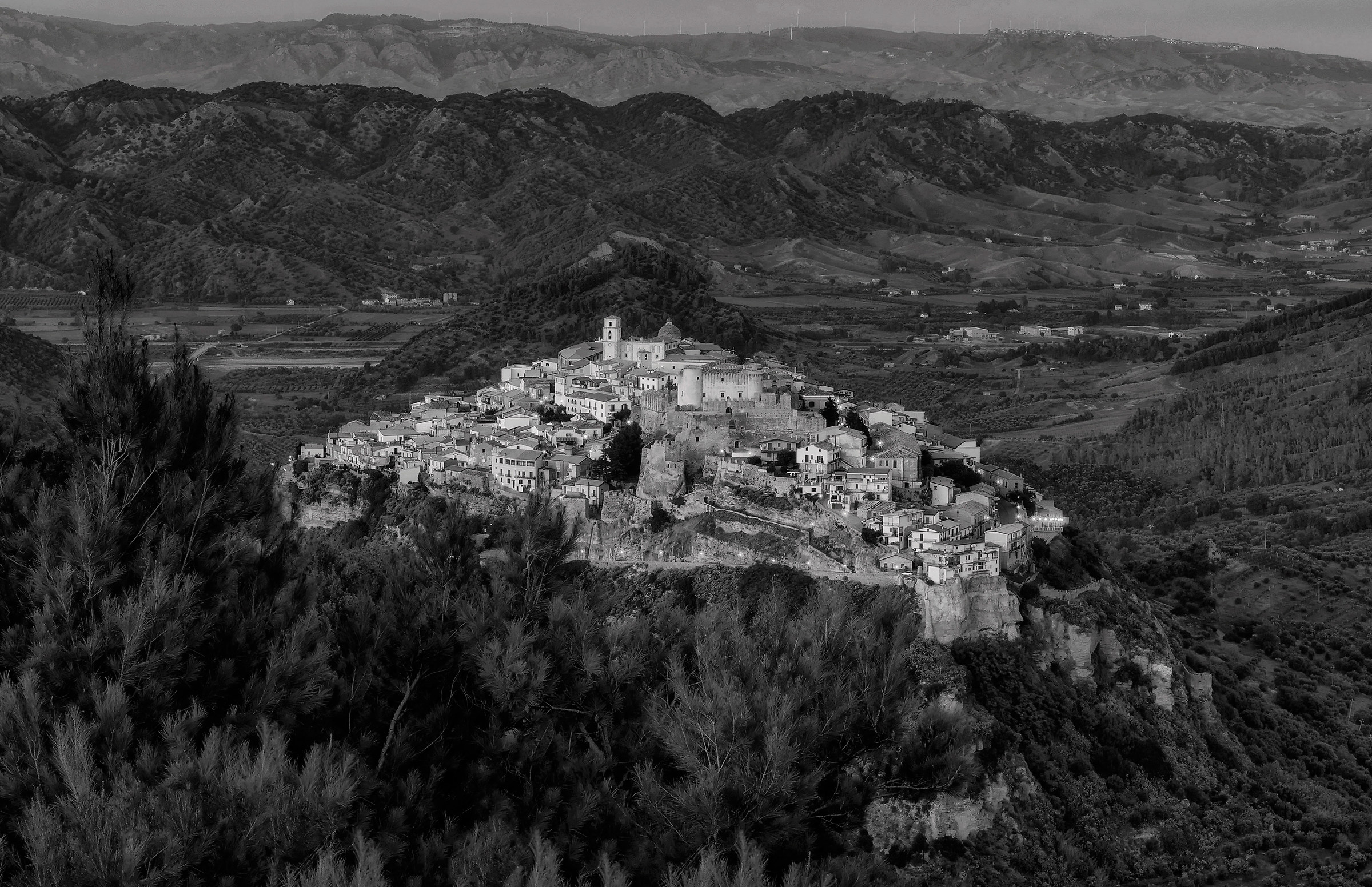 Santa Severina view from Monte Fuscaldo!