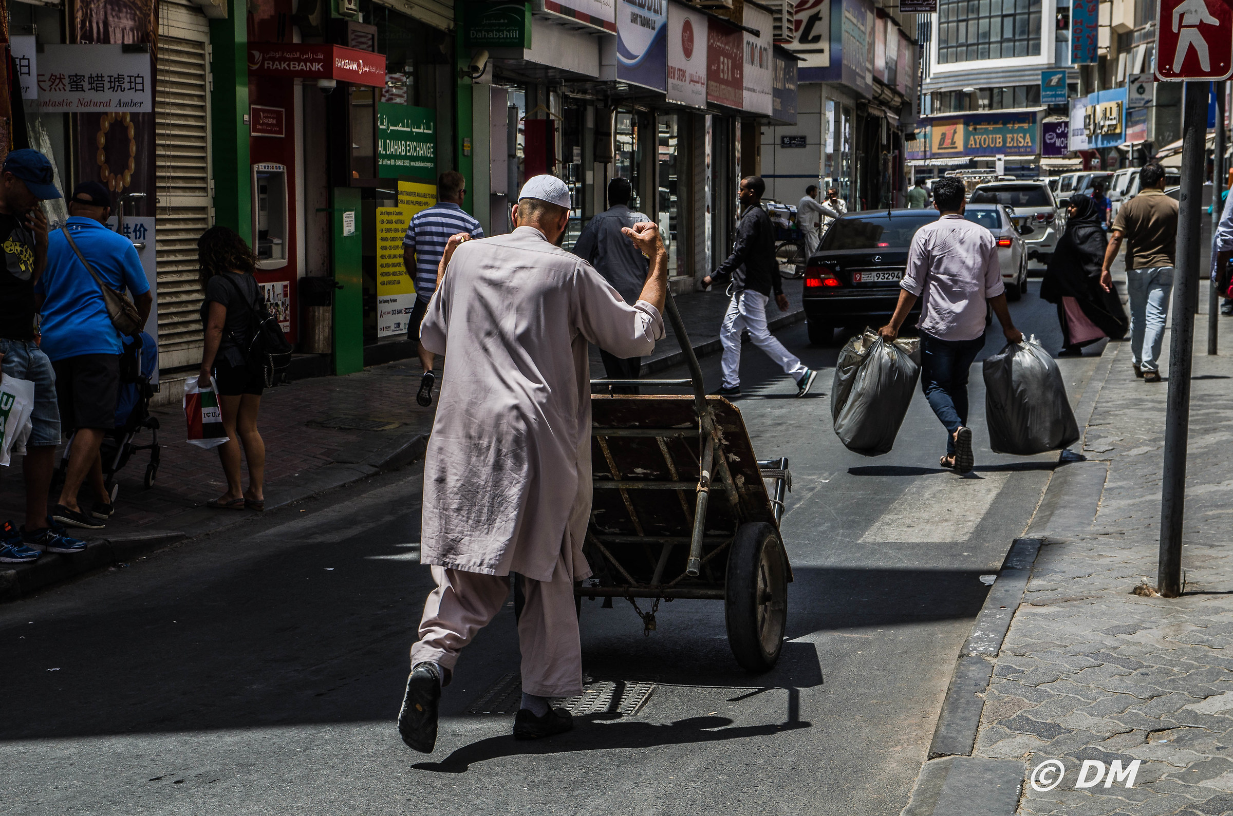 Man at work in Dubai