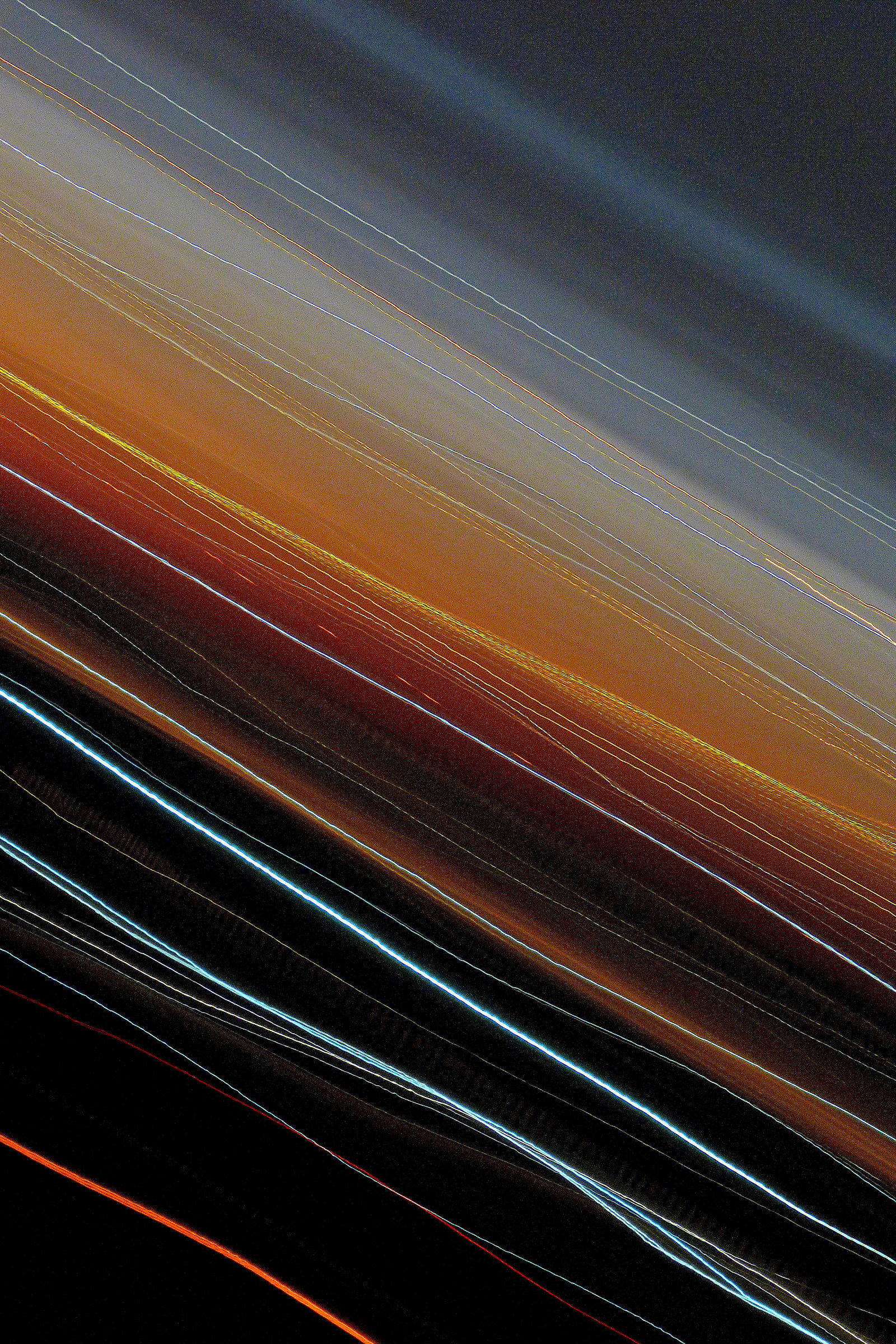 Sunset between lights and artificial colors 2