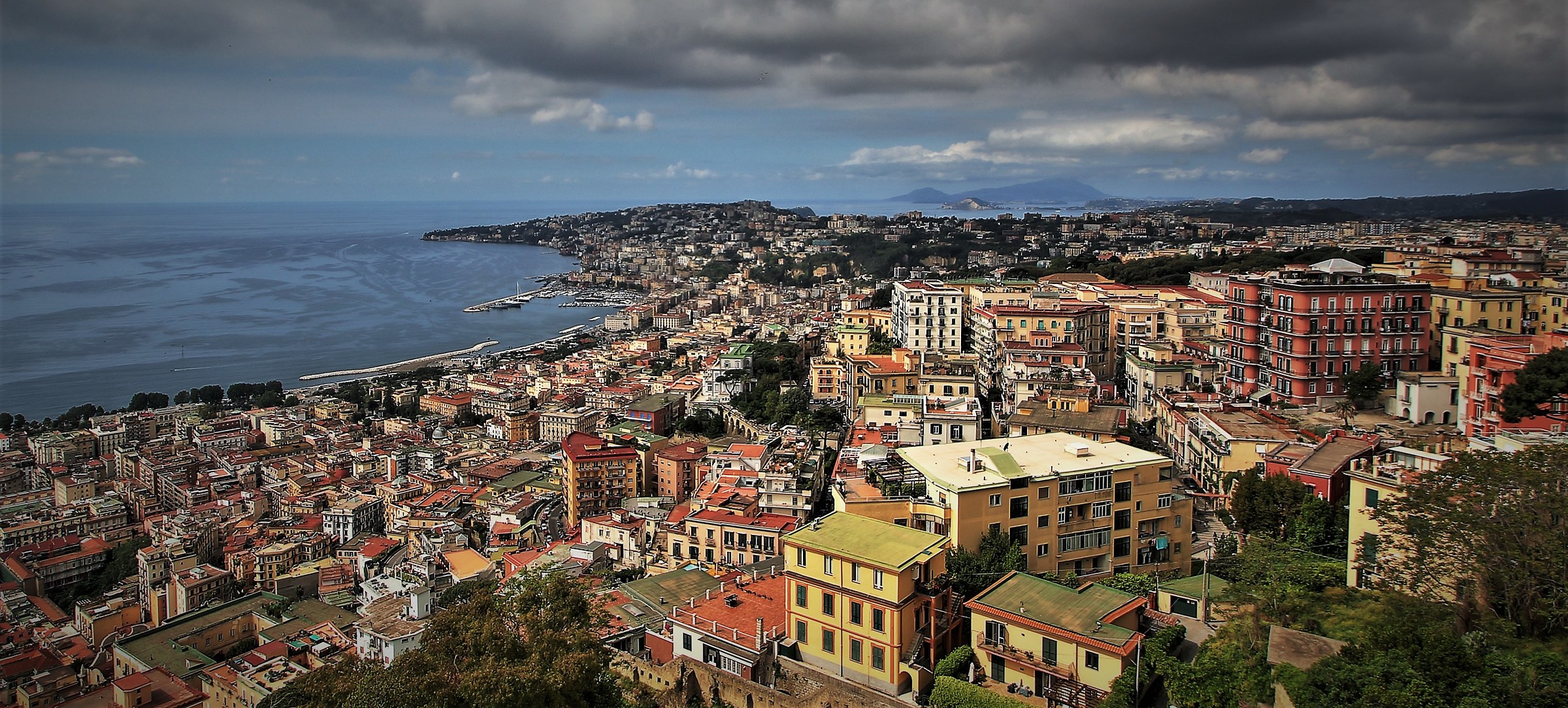 Posillipo and in the background Procida and Ischia