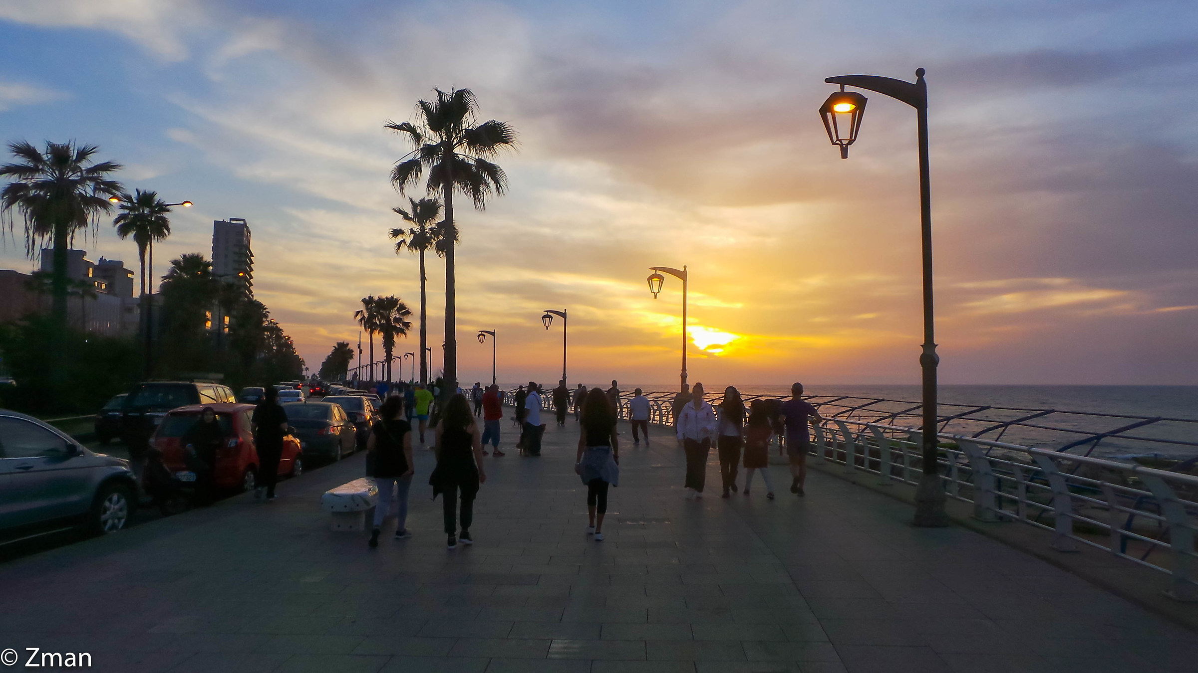 Sunset at the Corniche