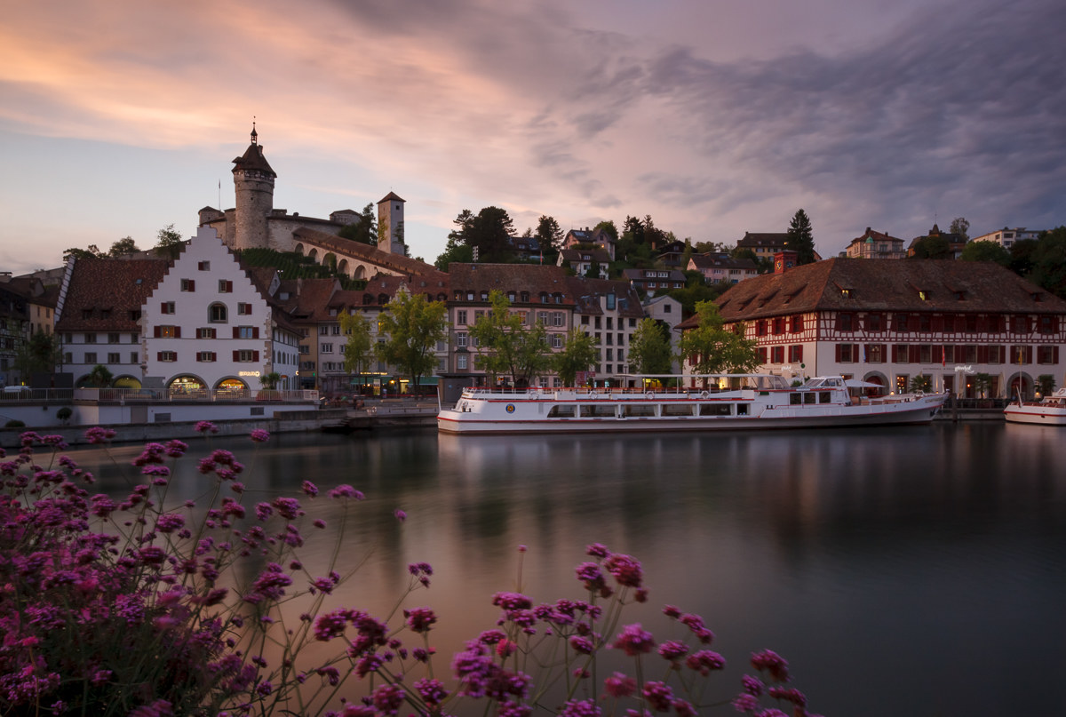 La sera di Schaffhausen ...