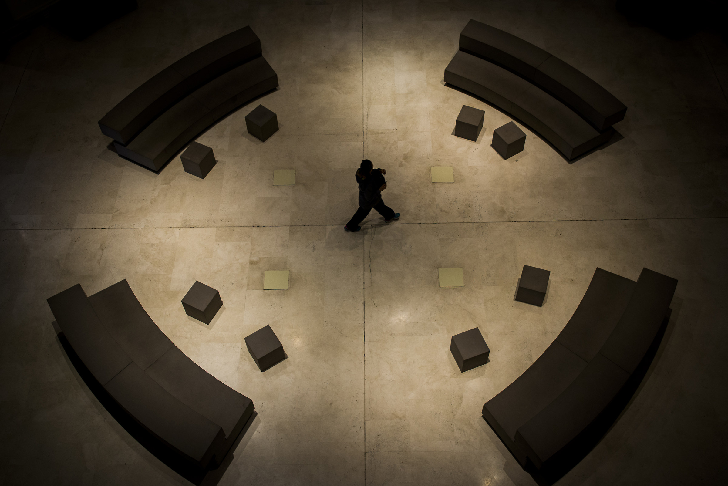 Rome, Palace of exhibitions-human presence