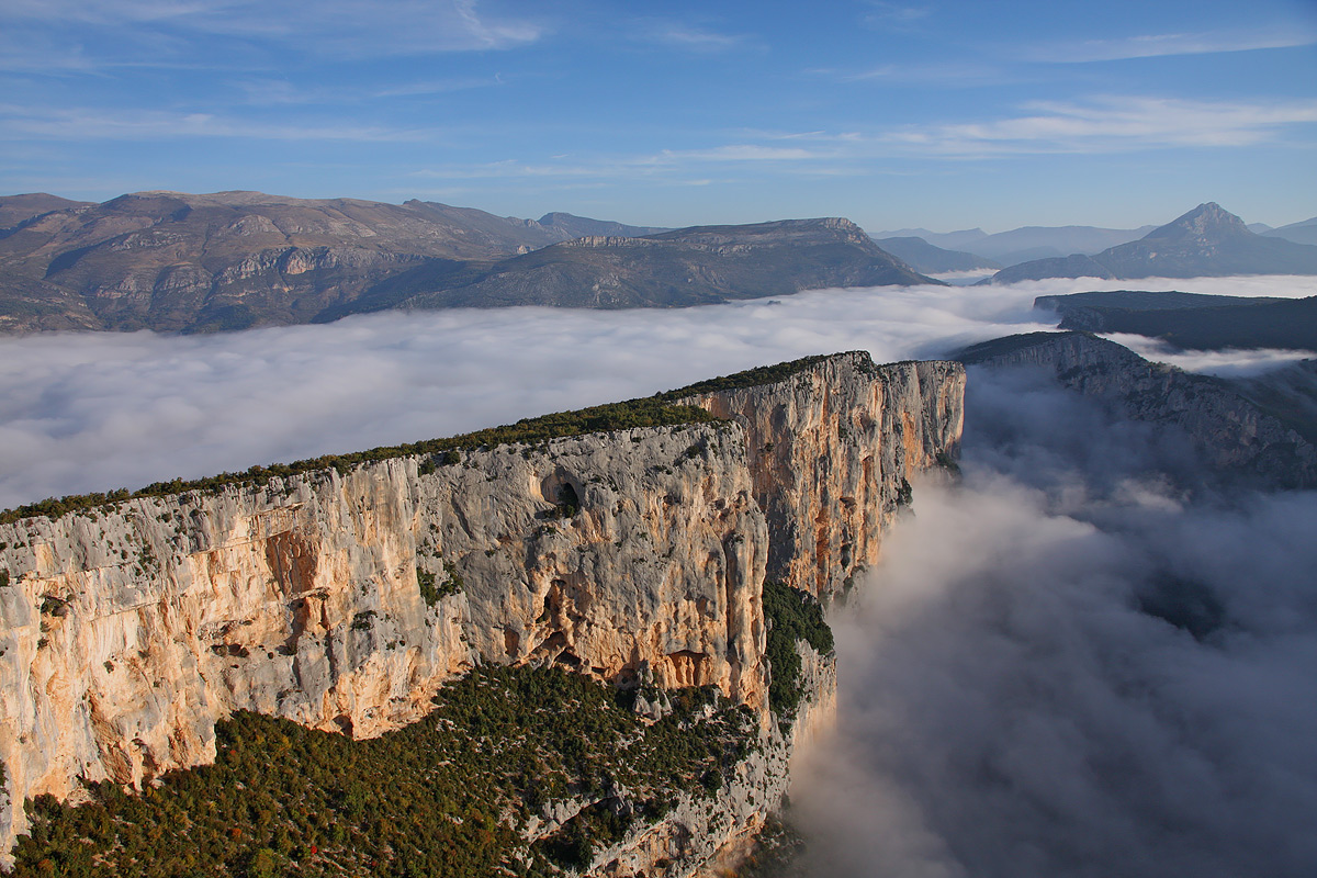 Nebbia in Verdon