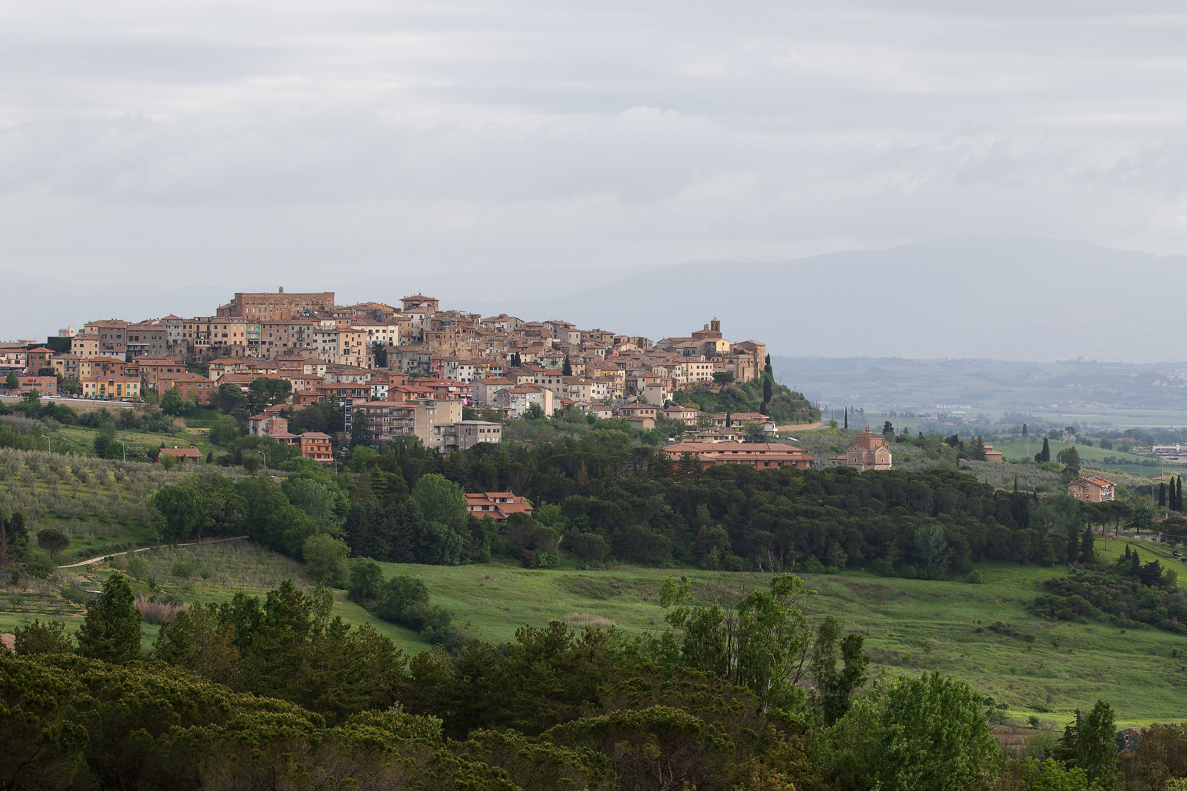 View of Chianciano from the hotel Universo