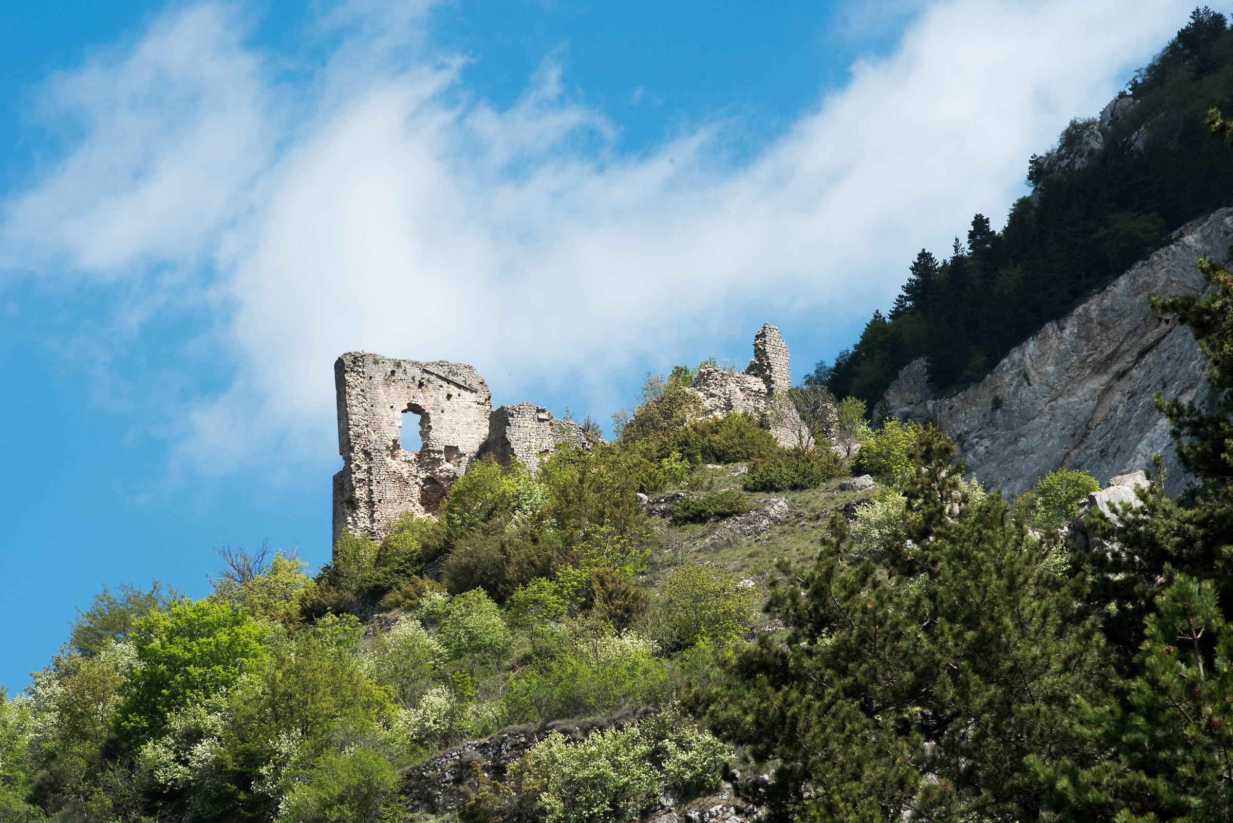 Ruins in the mountains