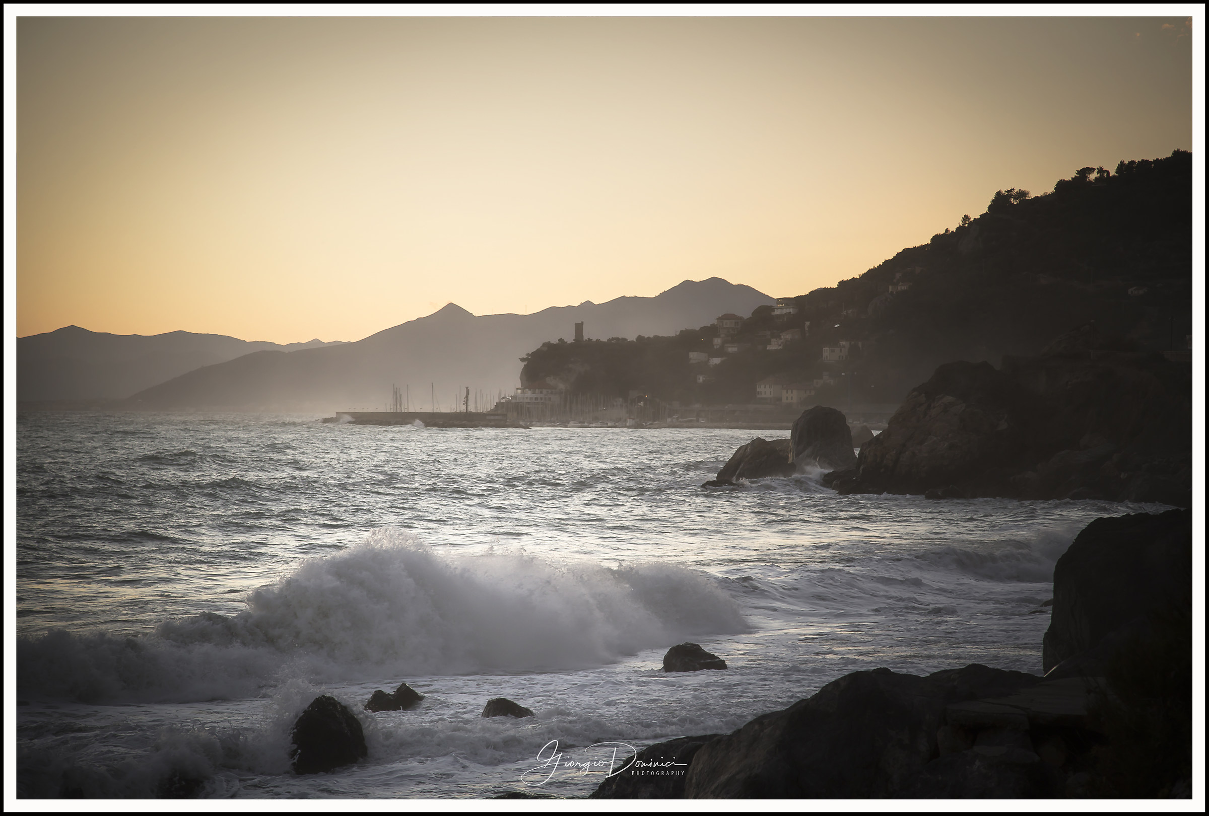 luci del tramonto, Noli SV