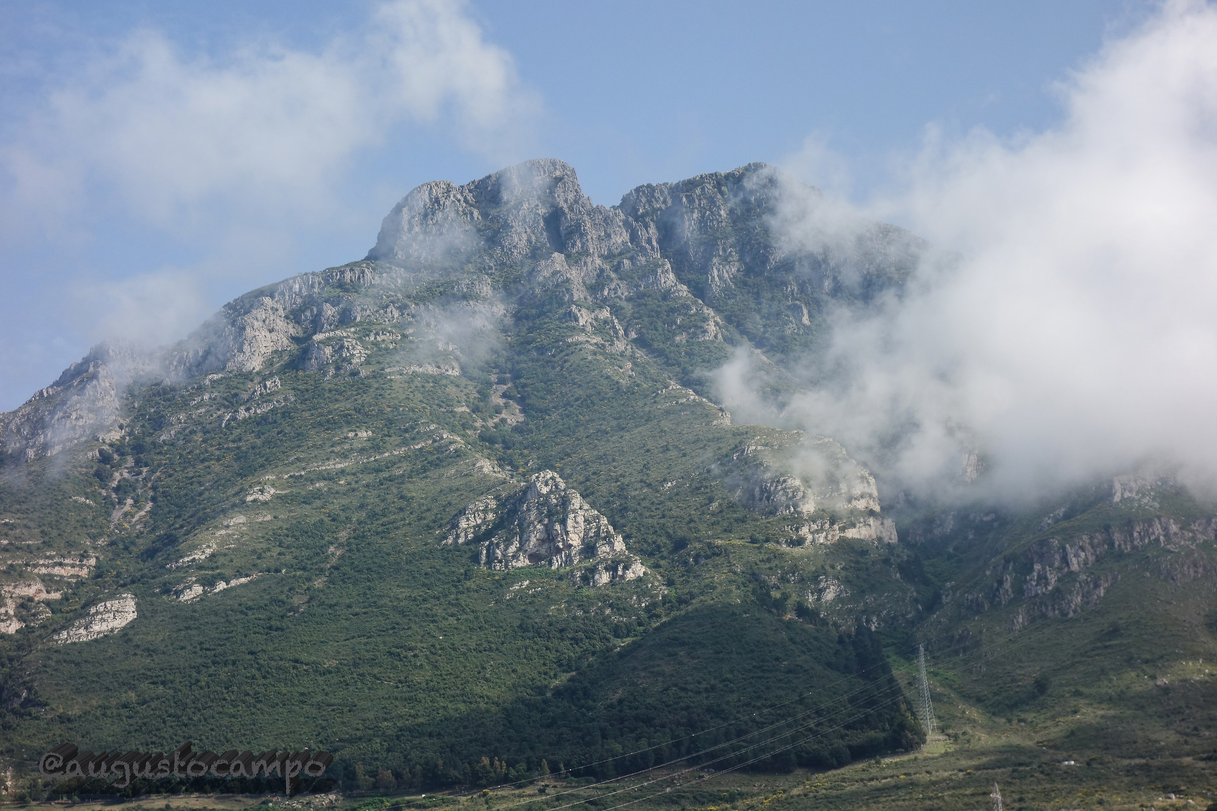 The mountain and the fog